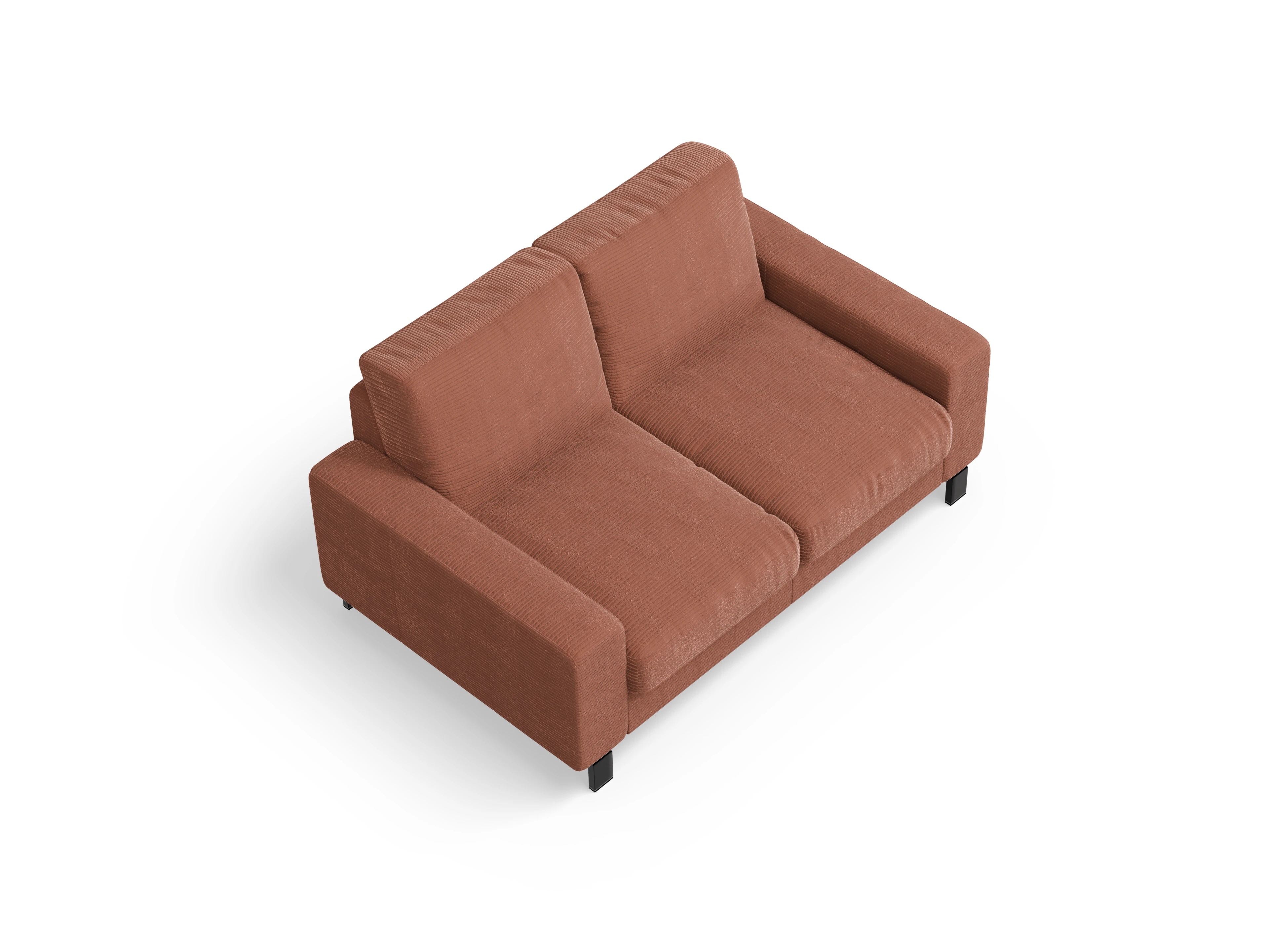 Ansicht des Produktes Casco 2.0 2-Sitzer Sofa in Stoff Braun