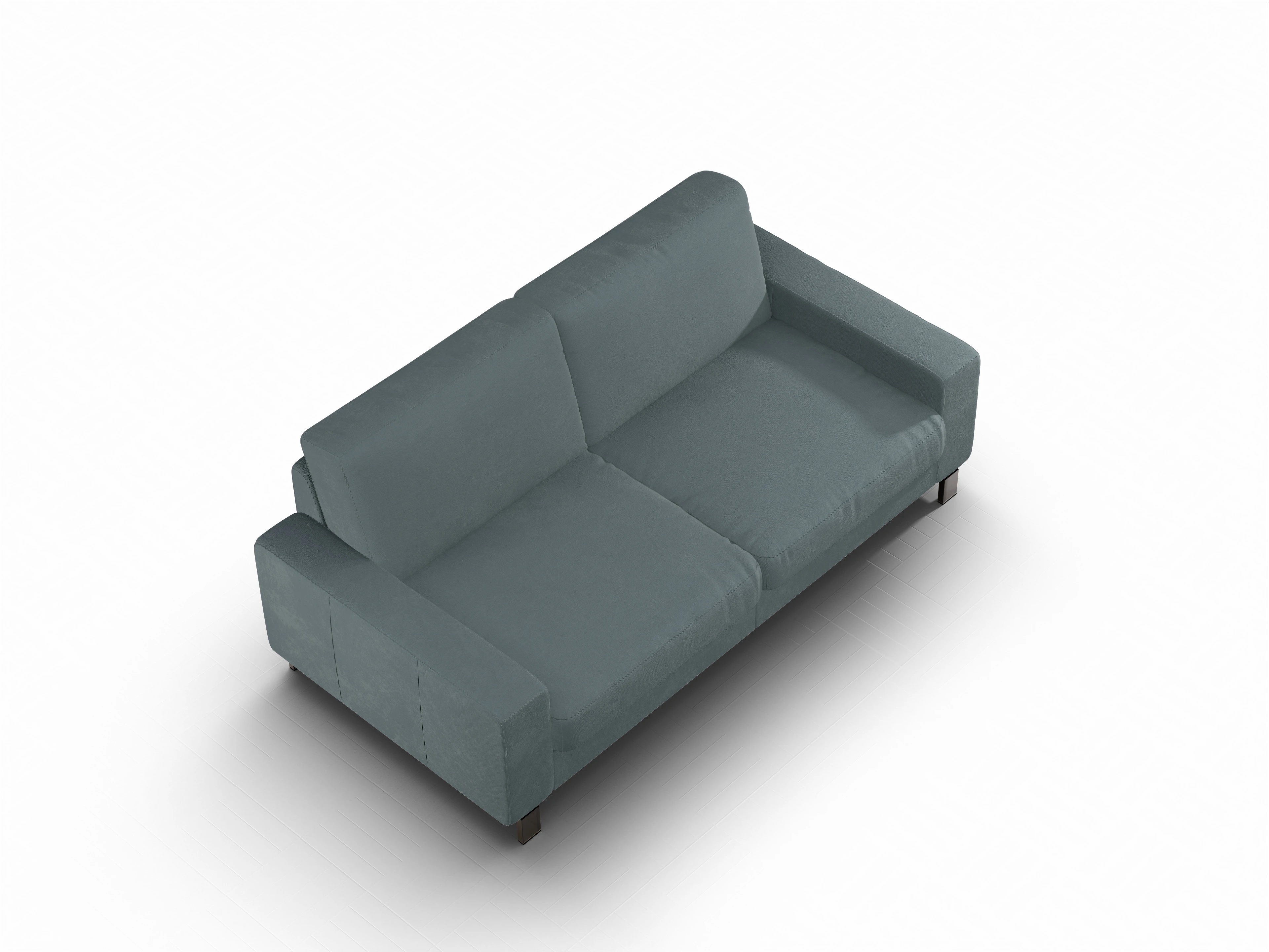 Ansicht des Produktes Casco 2.0 3-Sitzer Sofa in Stoff Blau