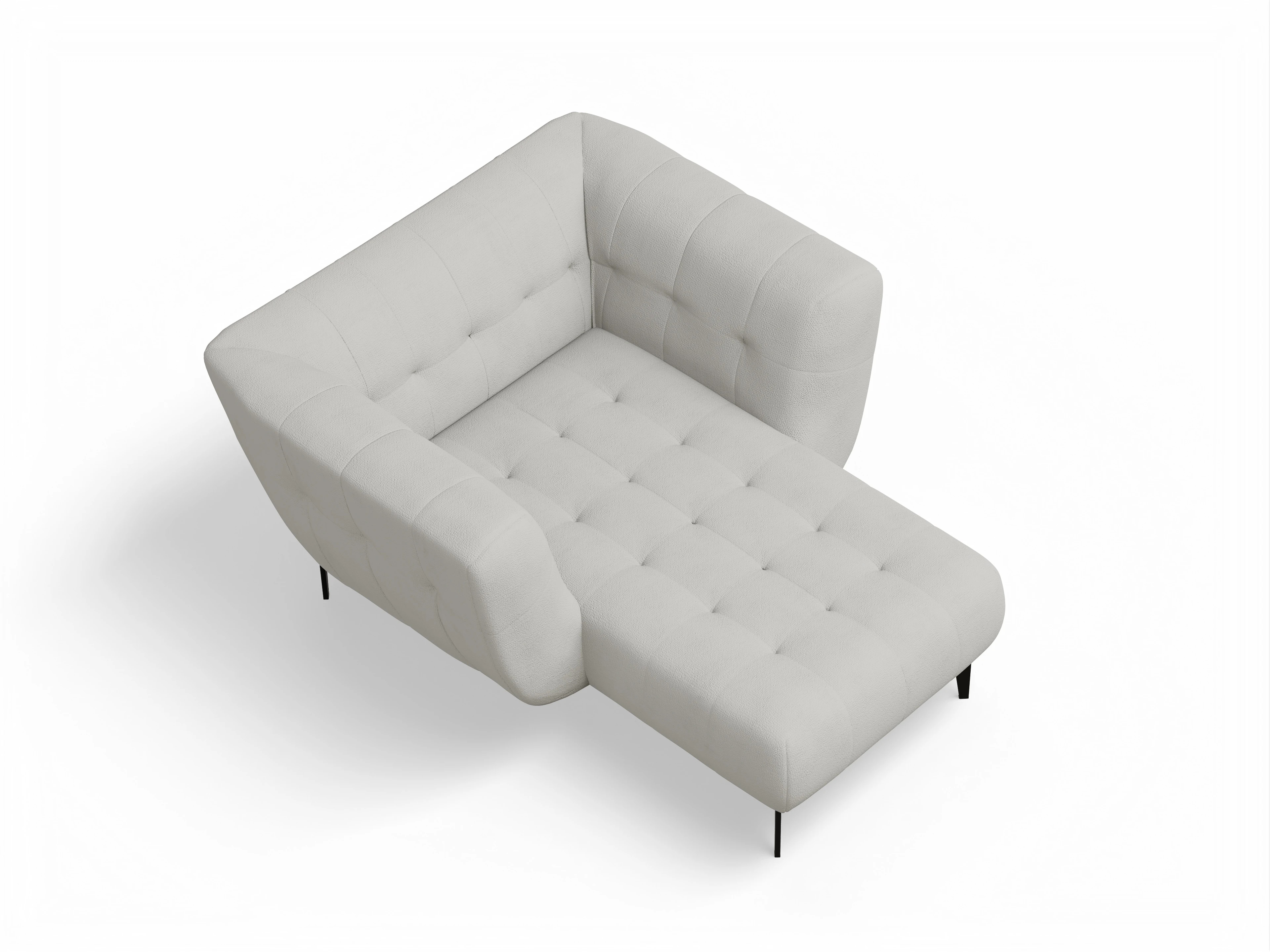 Ansicht des Produktes Vera Loungesessel in Stoff Beige