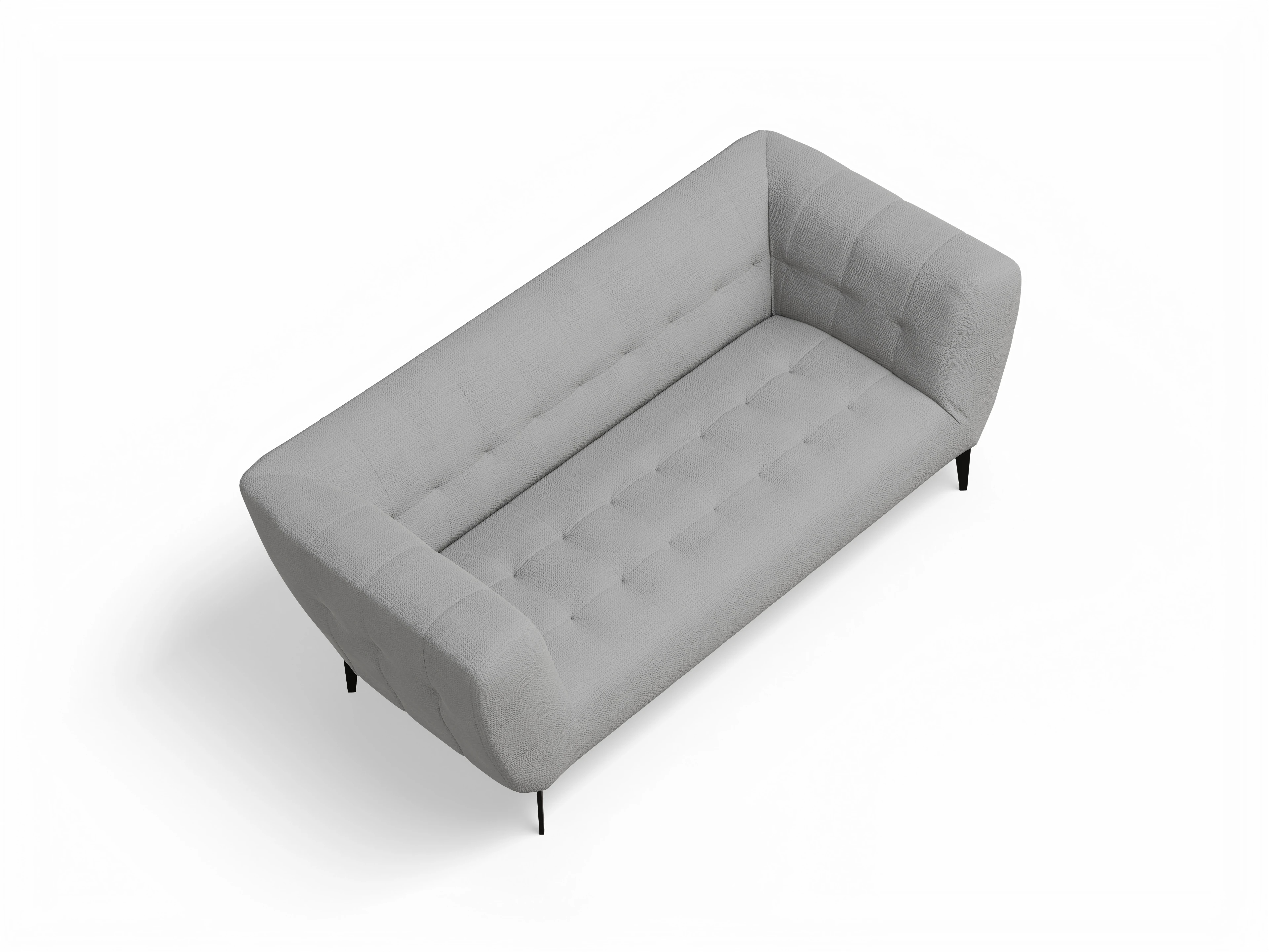 Ansicht des Produktes Vera 2-Sitzer Sofa in Stoff Grau
