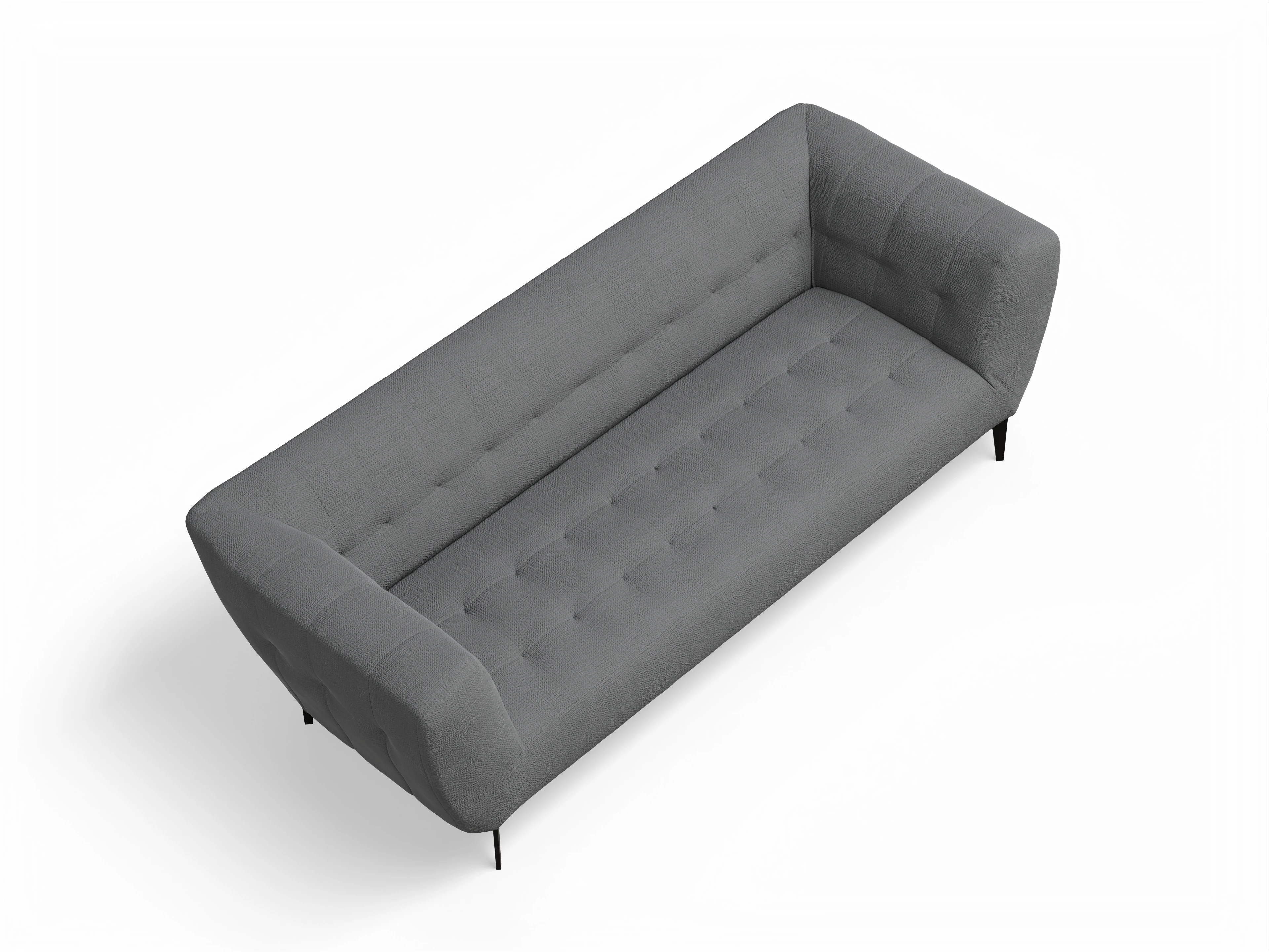 Vera 3-Sitzer Sofa Ansicht des Produktes Vera 3-Sitzer Sofa in Stoff Grau
