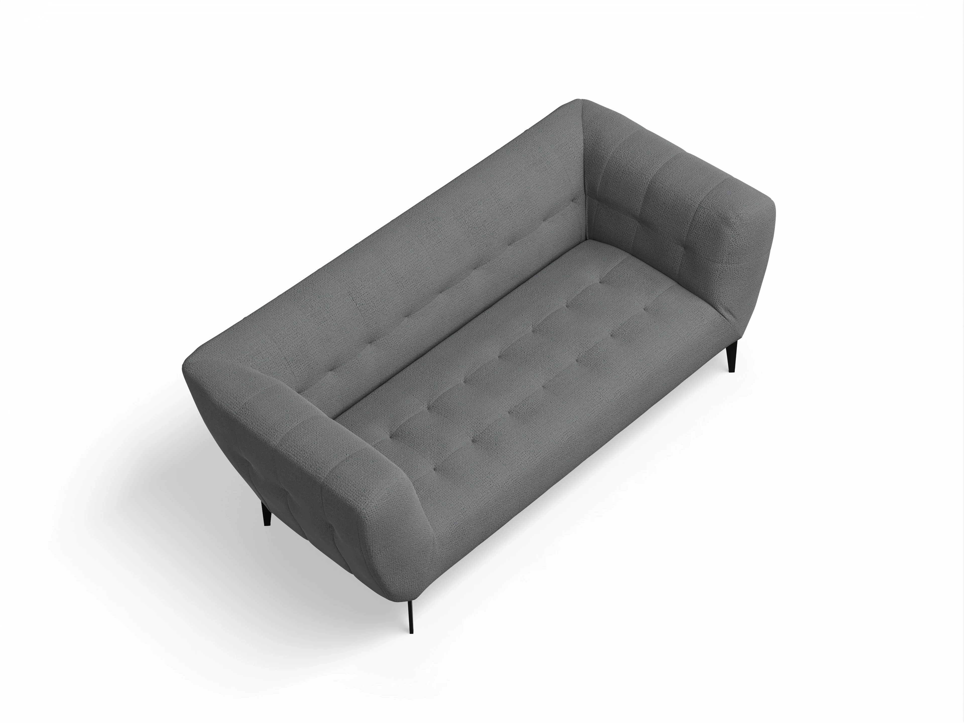 Vera 2-Sitzer Sofa Ansicht des Produktes Vera 2-Sitzer Sofa in Stoff Grau