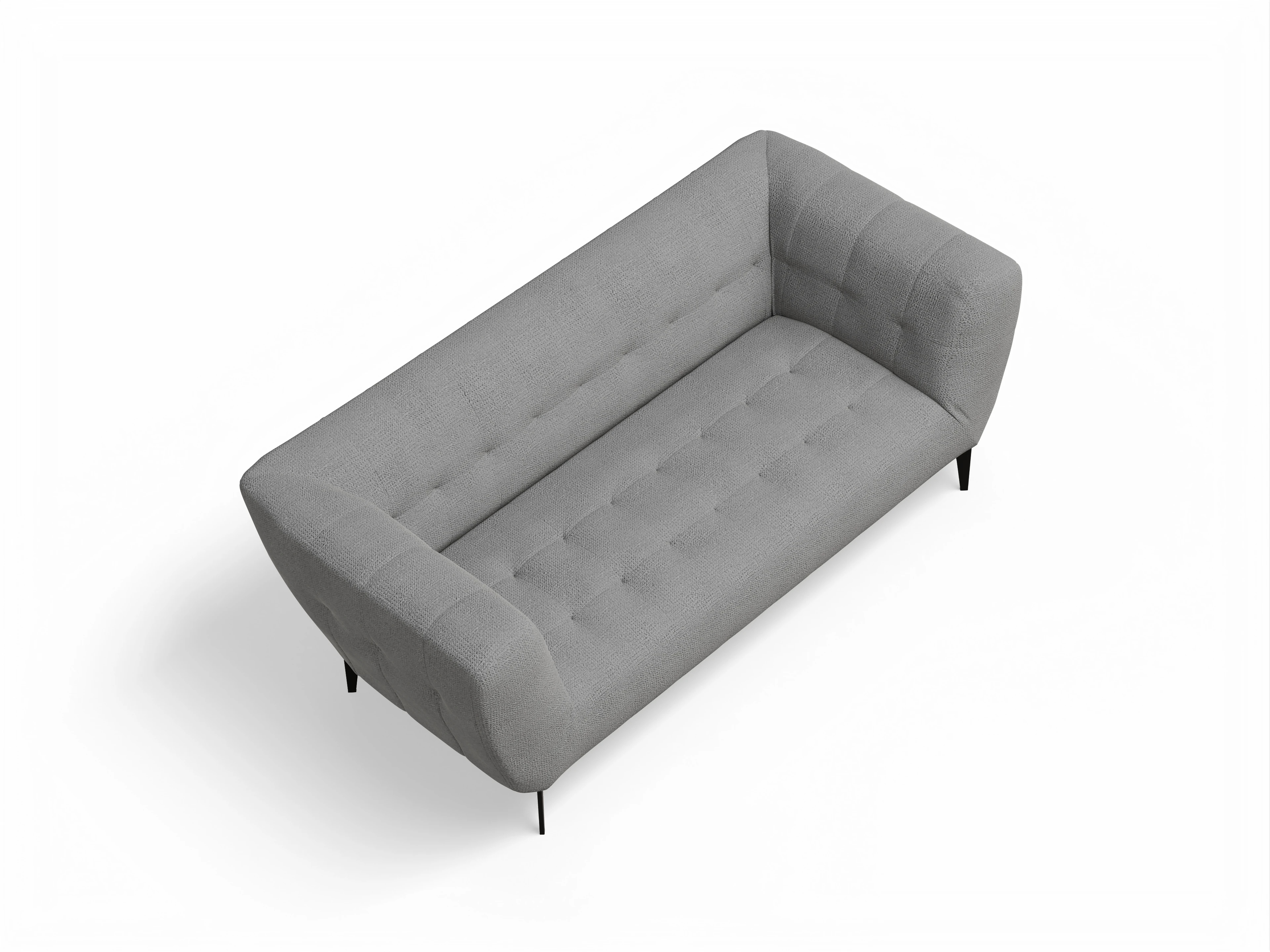 Ansicht des Produktes Vera 2-Sitzer Sofa in Stoff Grau
