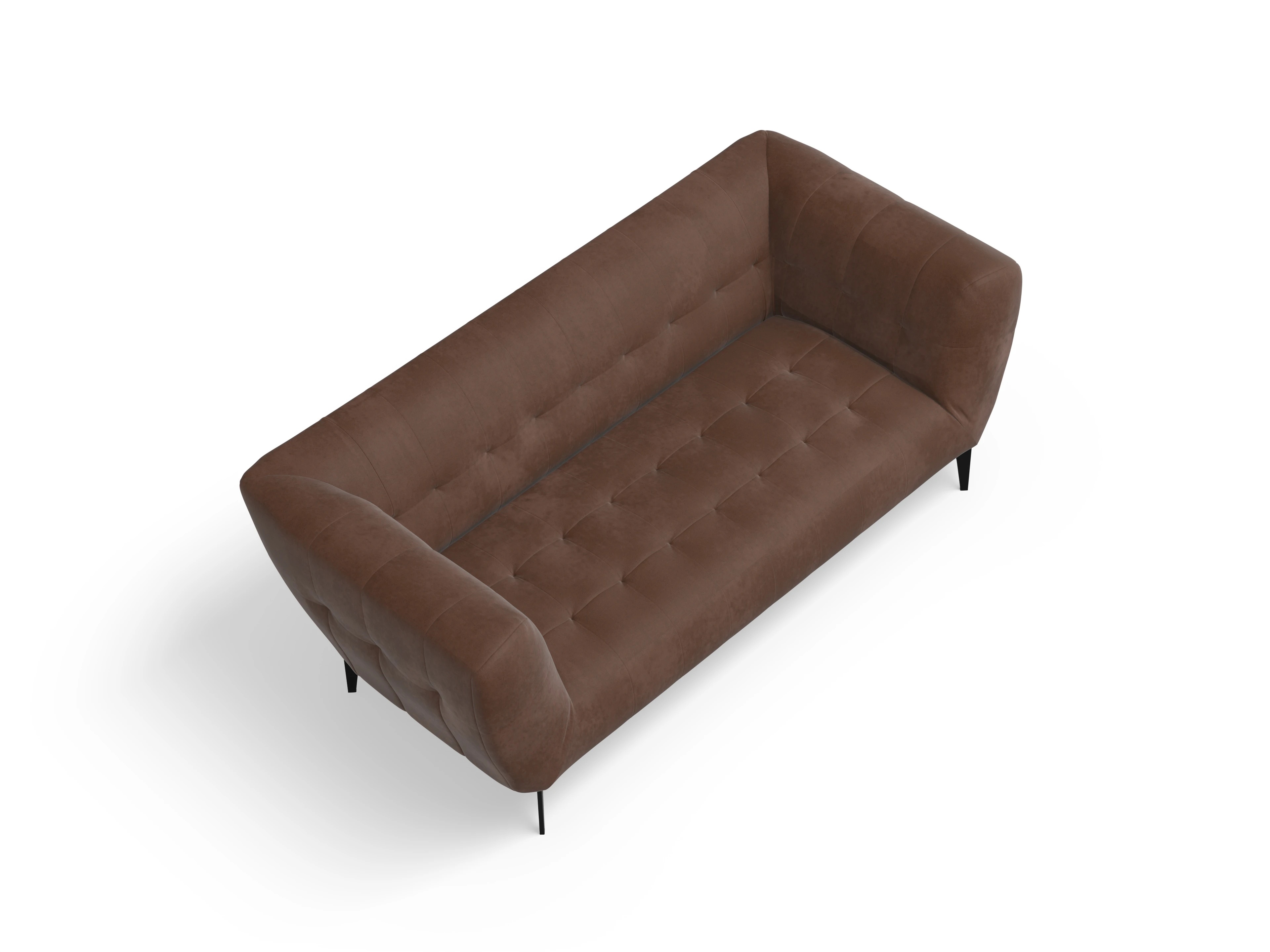 Vera 2-Sitzer Sofa Ansicht des Produktes Vera 2-Sitzer Sofa in Stoff Braun