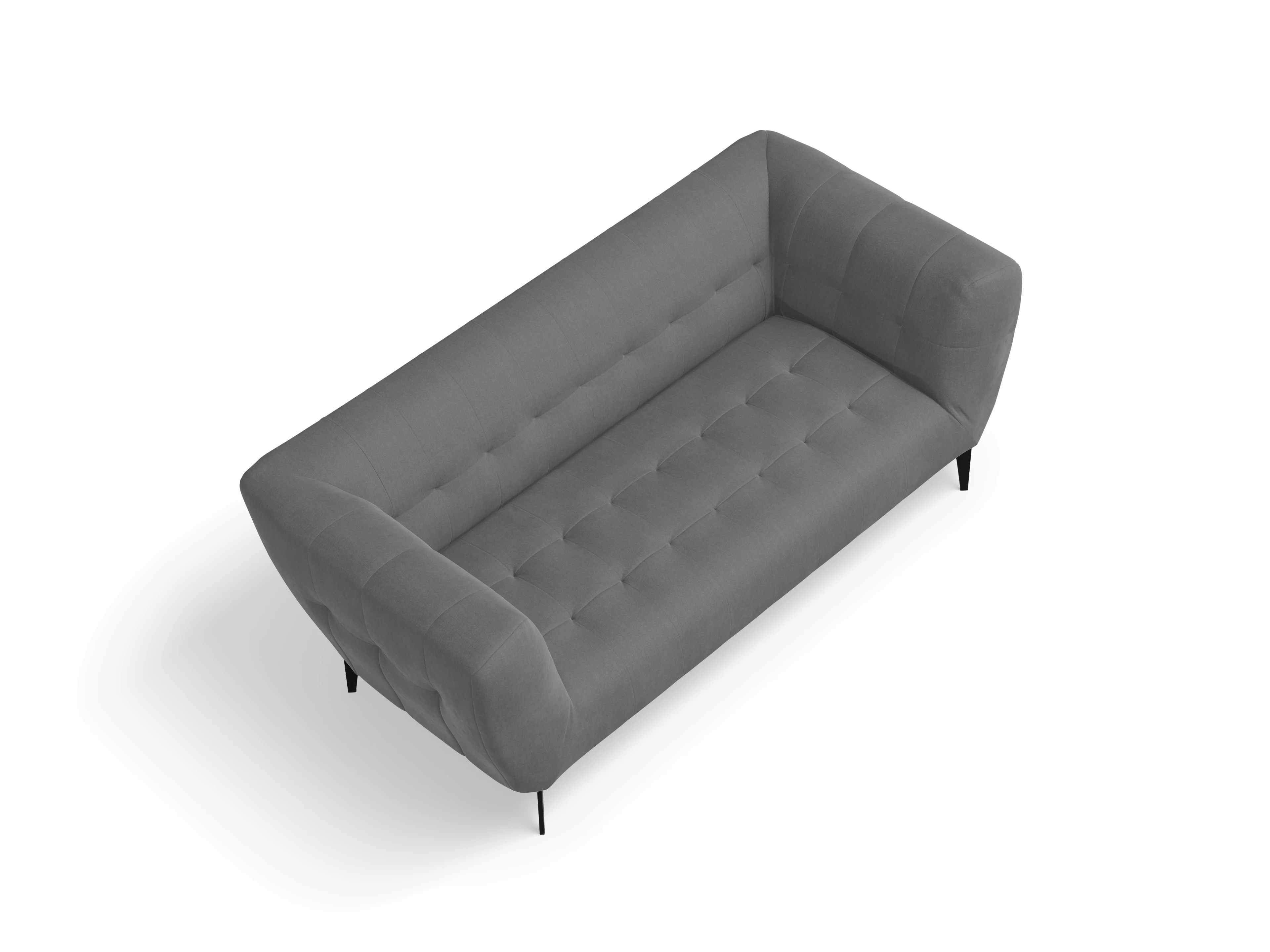Ansicht des Produktes Vera 2-Sitzer Sofa in Stoff Grau