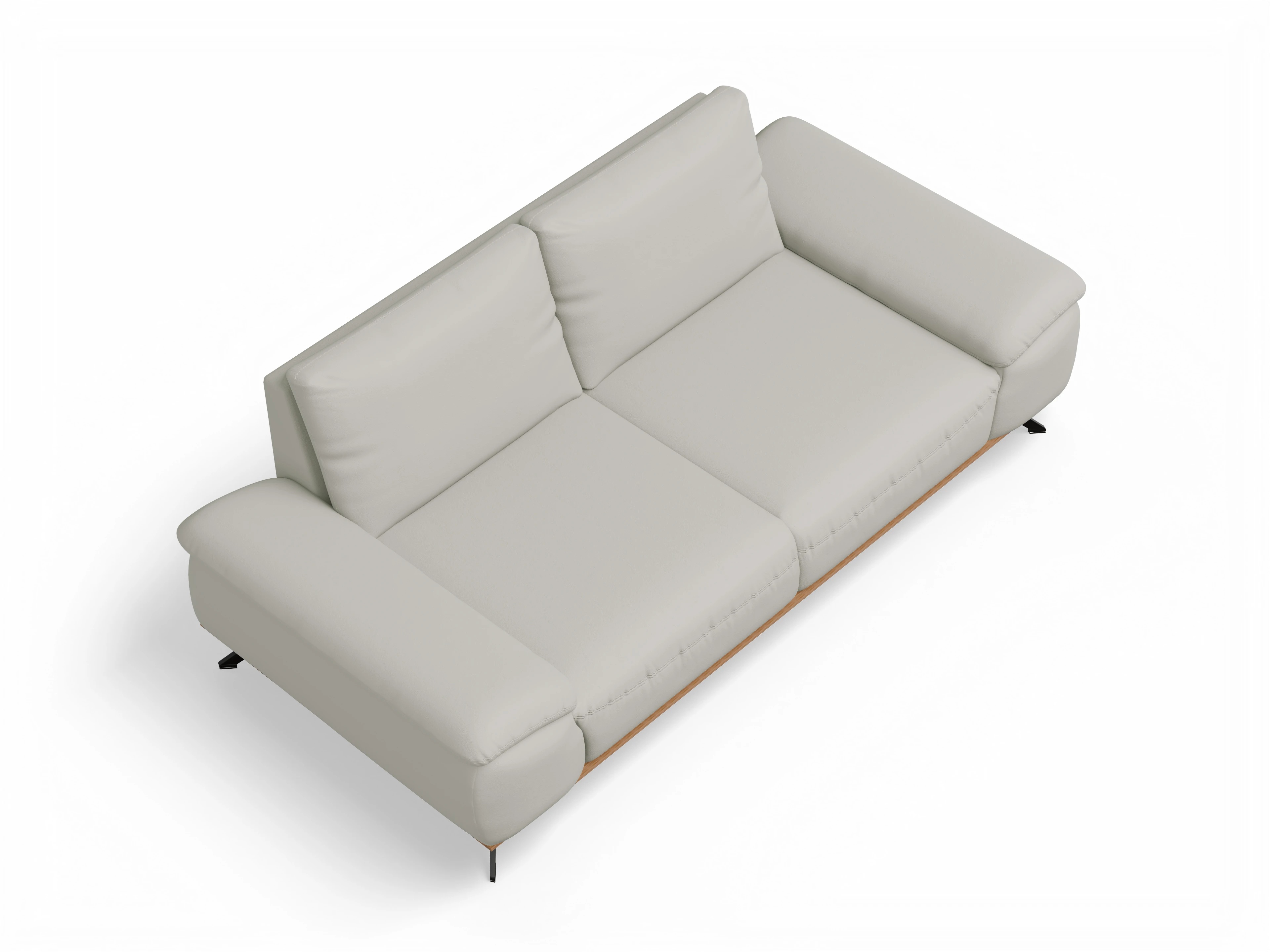Ansicht des Produktes SC Select 1029 3-Sitzer Sofa in Leder Beige