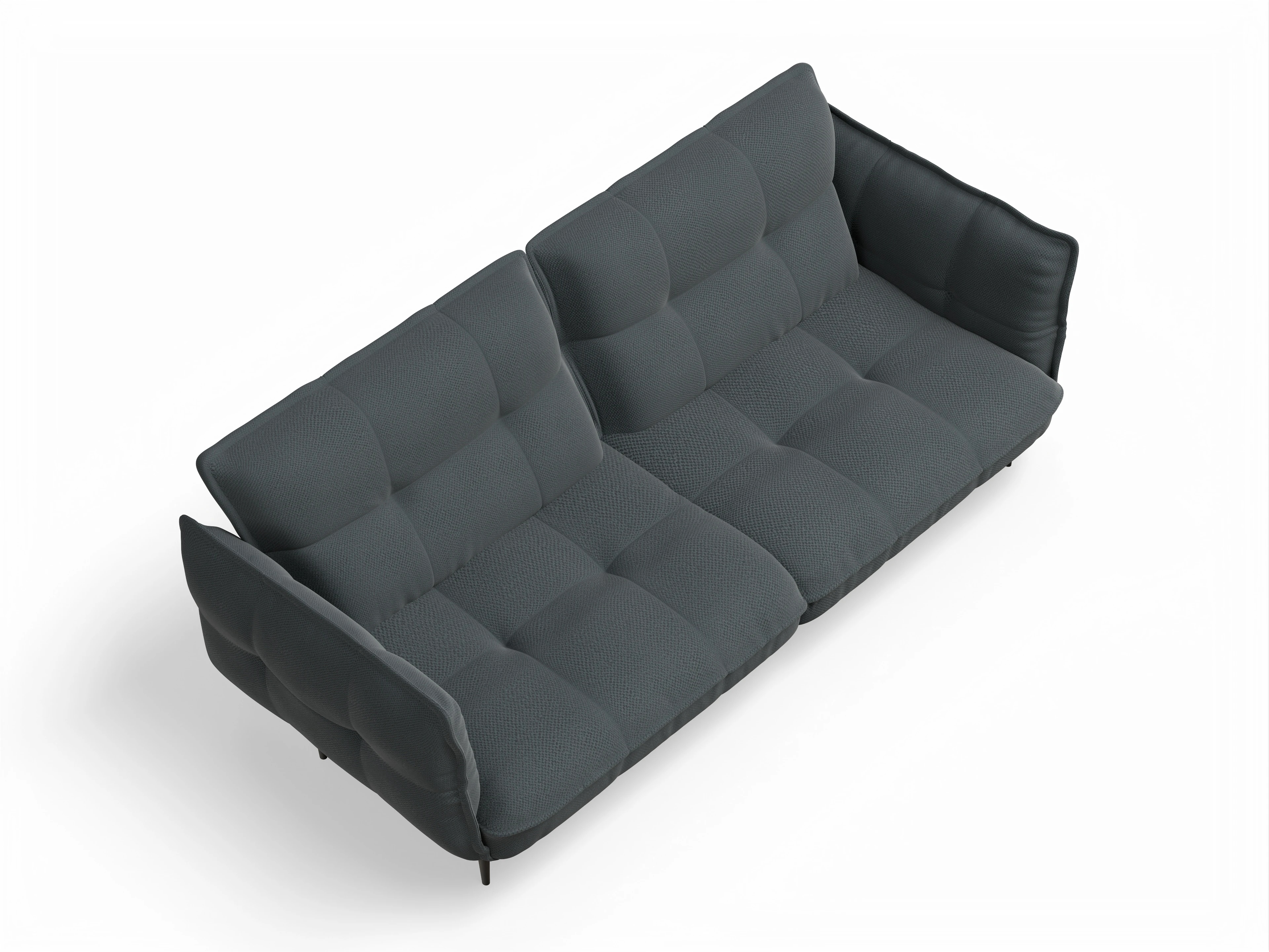 Ansicht des Produktes Marvin-O 3-Sitzer Sofa in Stoff Grau