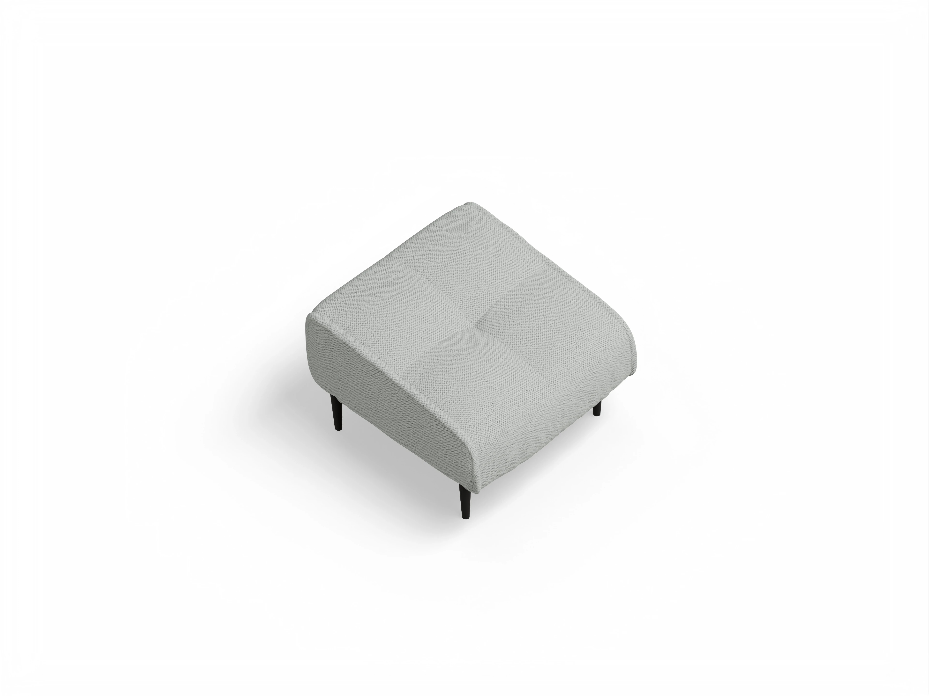 Ansicht des Produktes Marvin-O Hocker in Stoff Grau