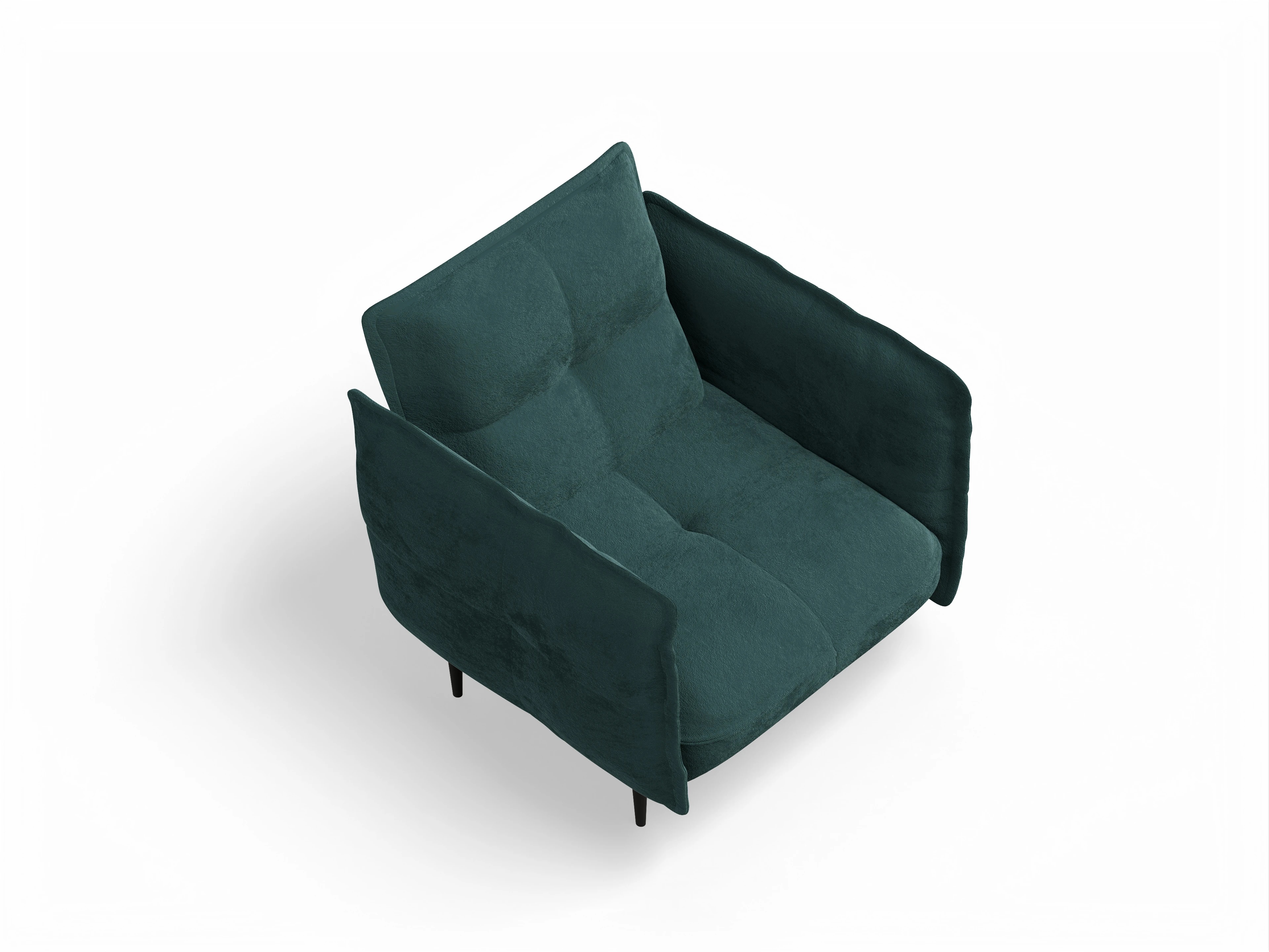 Ansicht des Produktes Marvin-O Klassische Sessel in Stoff Blau