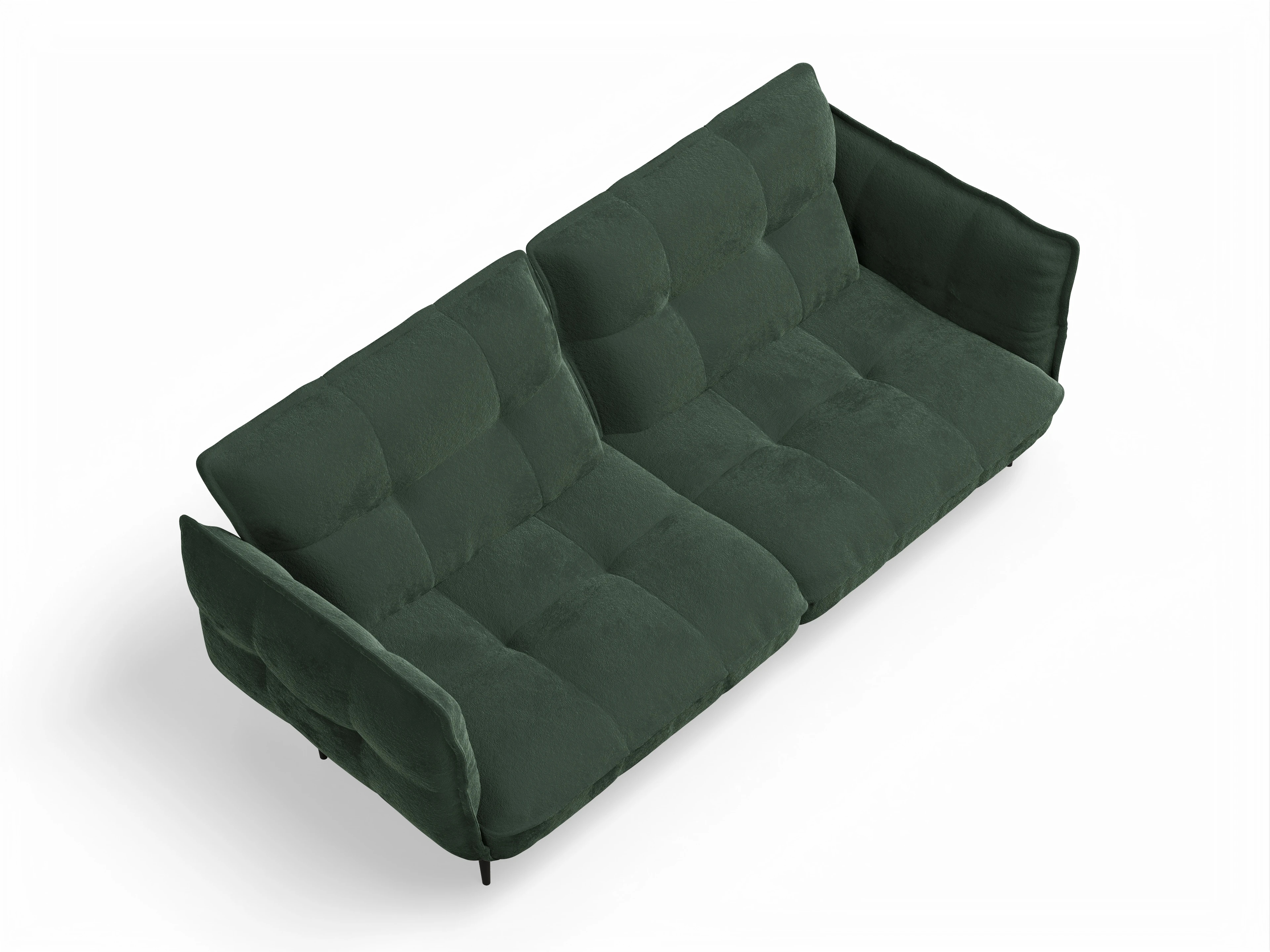 Ansicht des Produktes Marvin-O 3-Sitzer Sofa in Stoff Grün