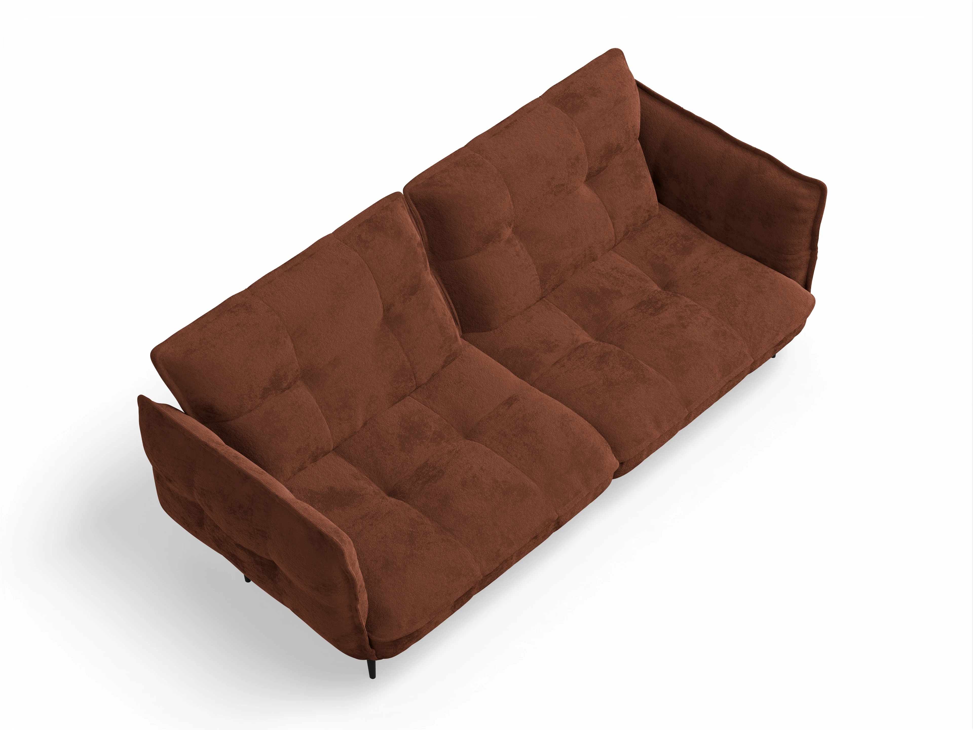 Ansicht des Produktes Marvin-O 3-Sitzer Sofa in Stoff Rot