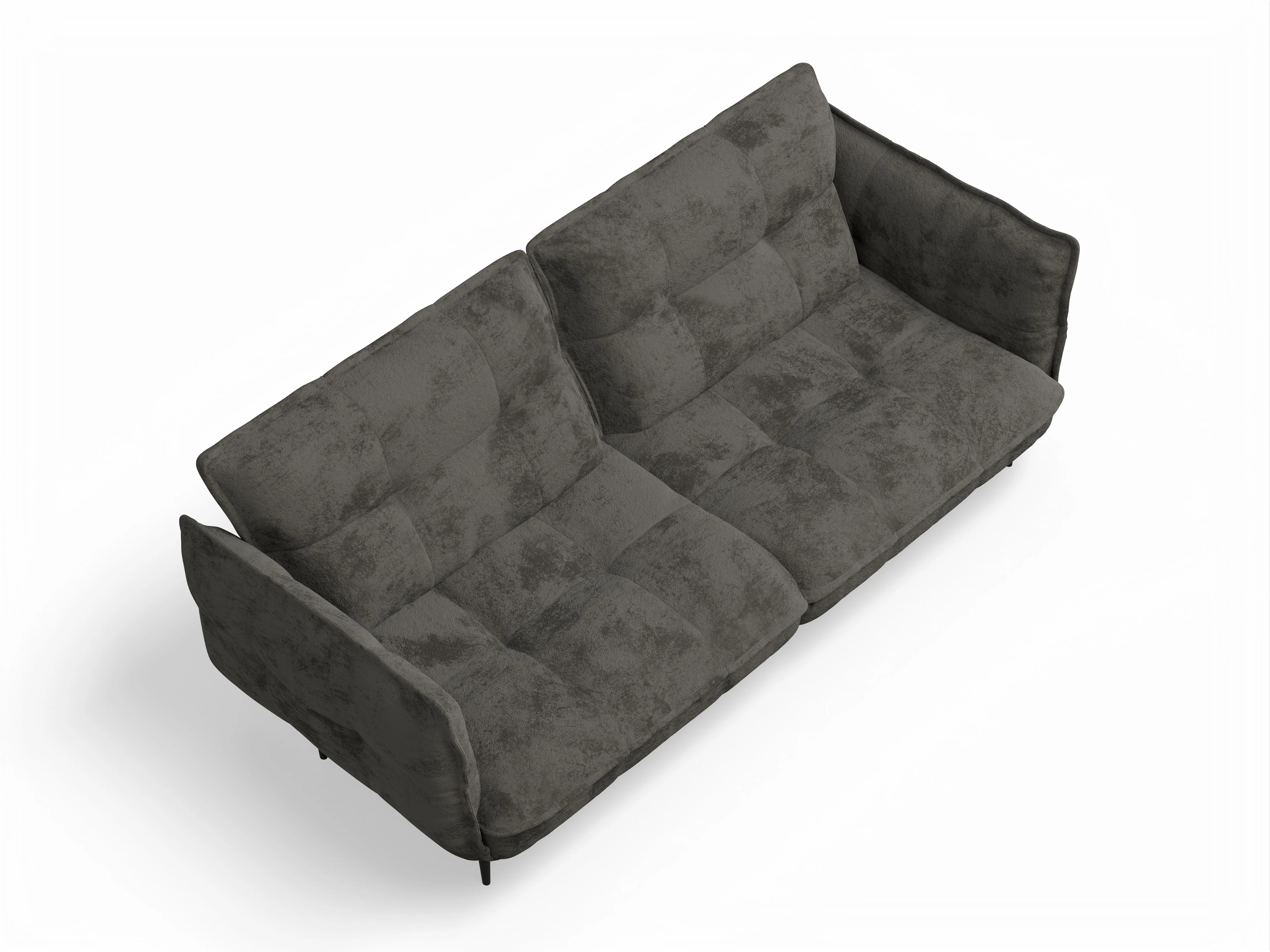 Ansicht des Produktes Marvin-O 3-Sitzer Sofa in Stoff Braun