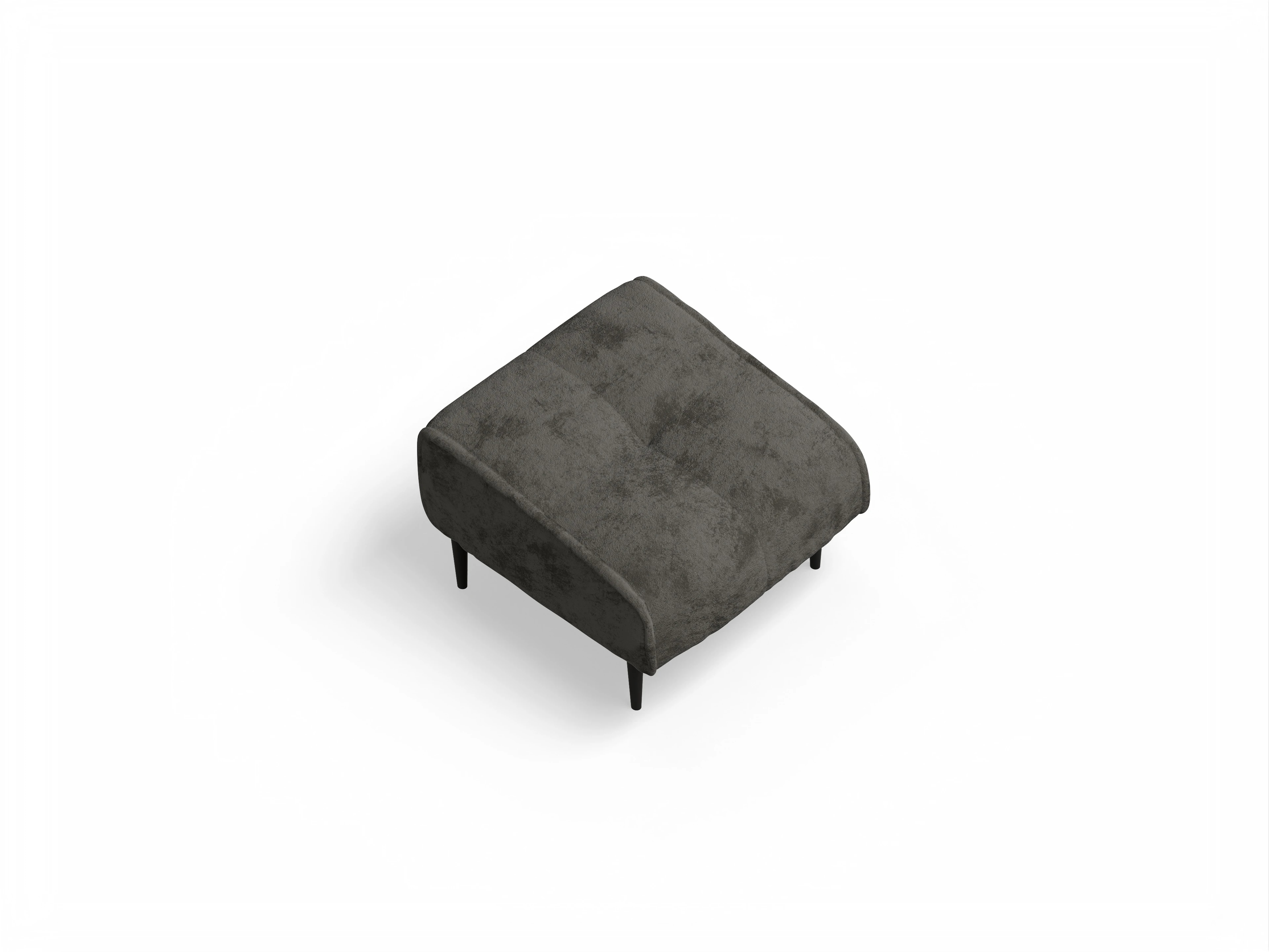 Ansicht des Produktes Marvin-O Hocker in Stoff Braun