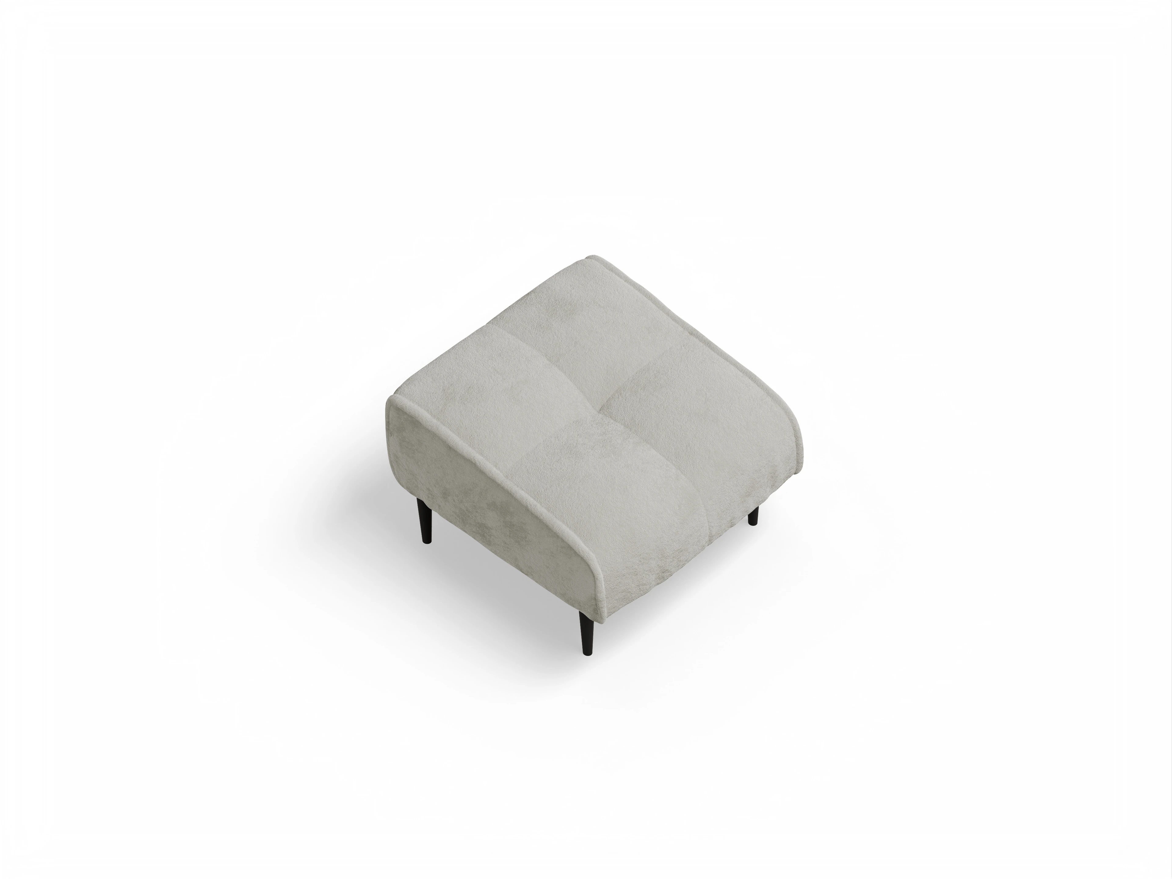 Ansicht des Produktes Marvin-O Hocker in Stoff Beige