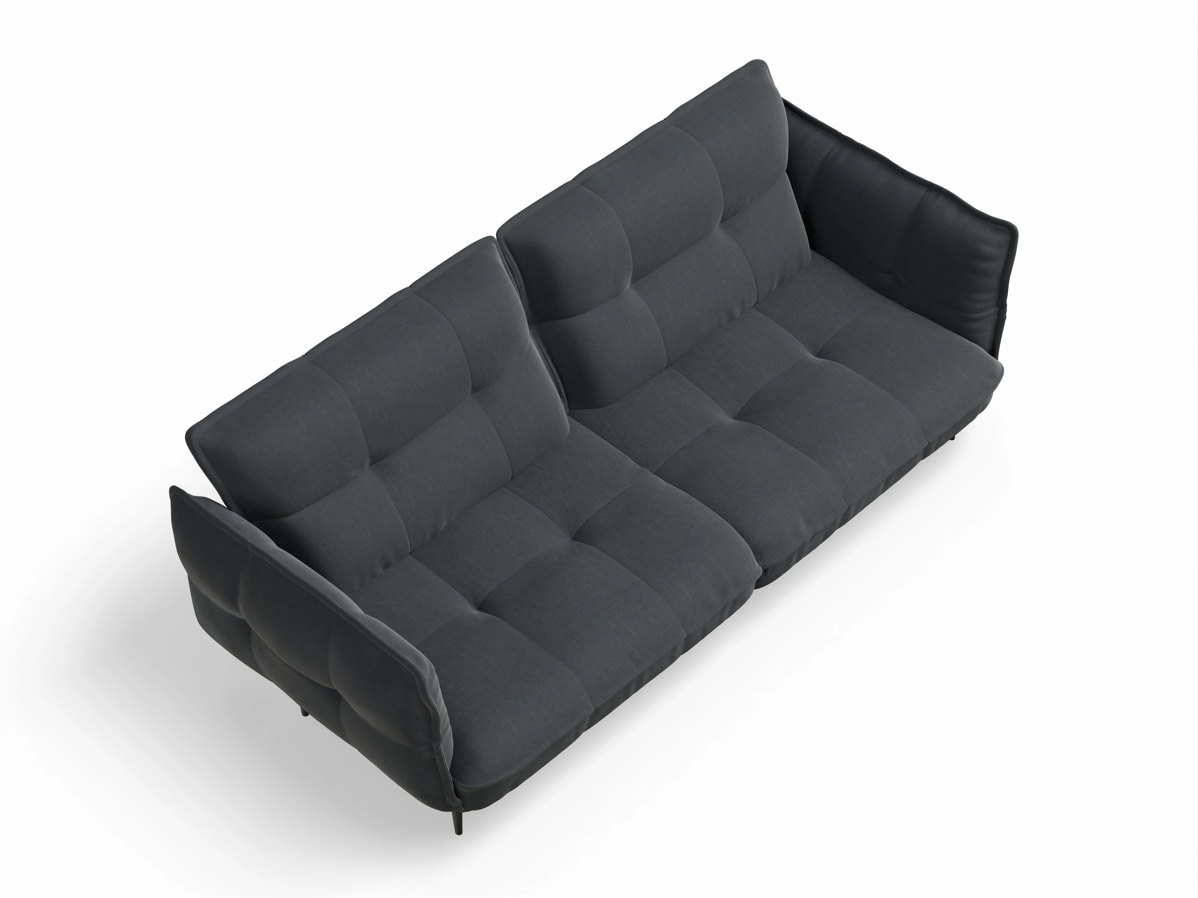 Ansicht des Produktes Marvin-O 3-Sitzer Sofa in Stoff Grau