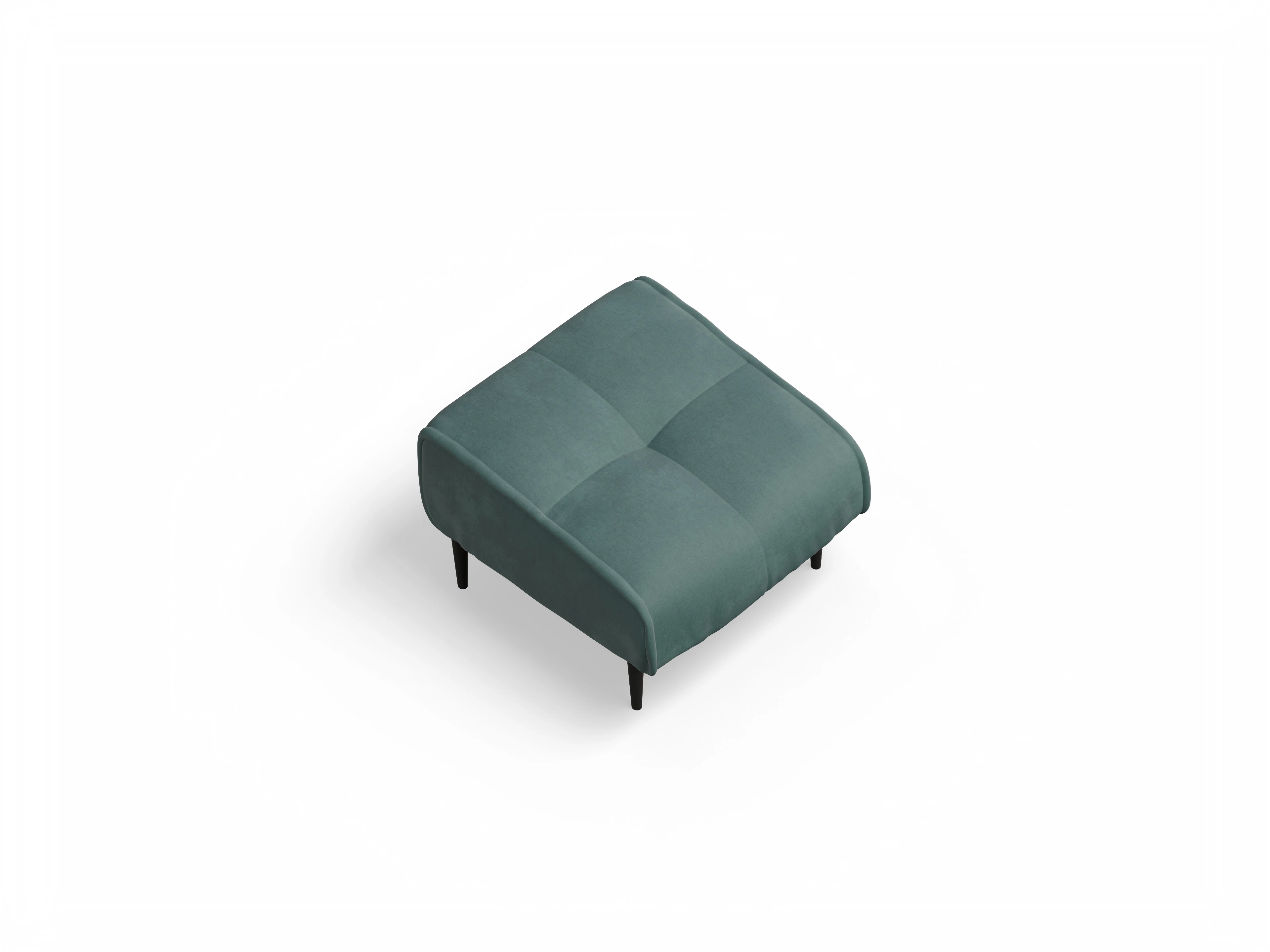 Ansicht des Produktes Marvin-O Hocker in Stoff Blau