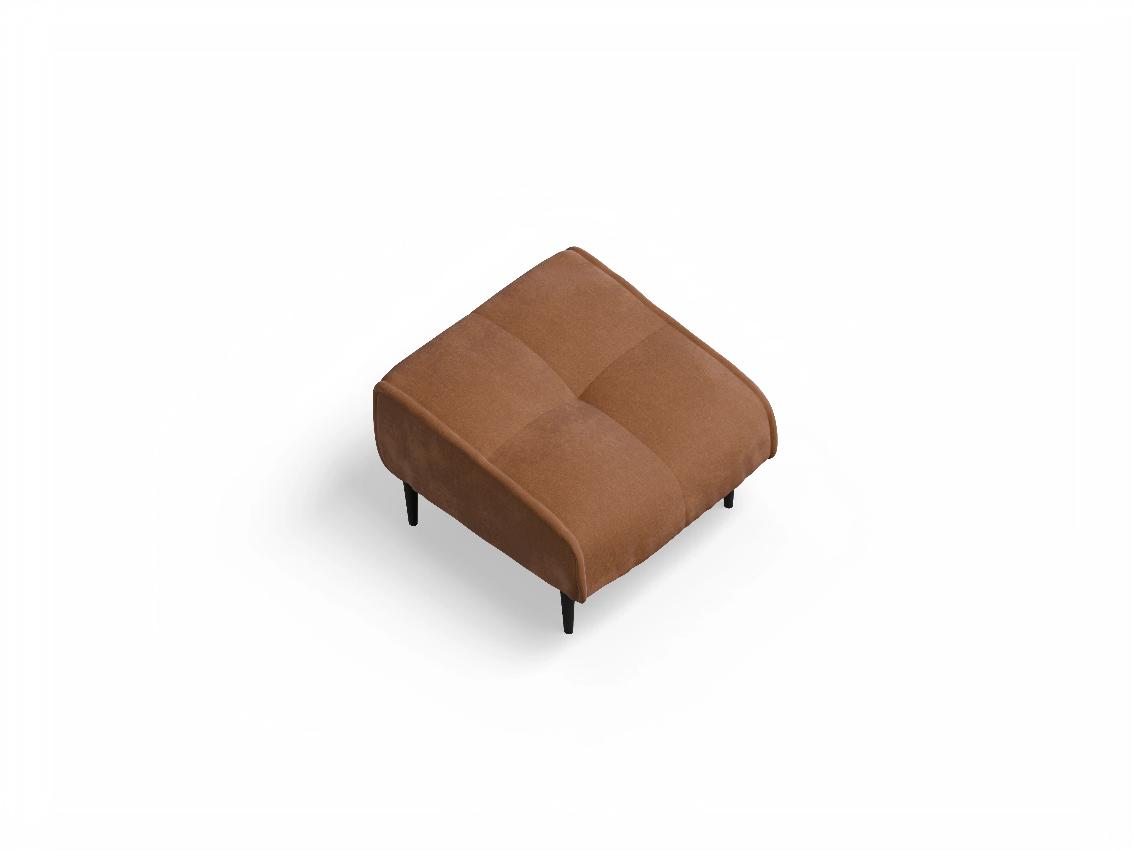 Ansicht des Produktes Marvin-O Hocker in Stoff Gelb