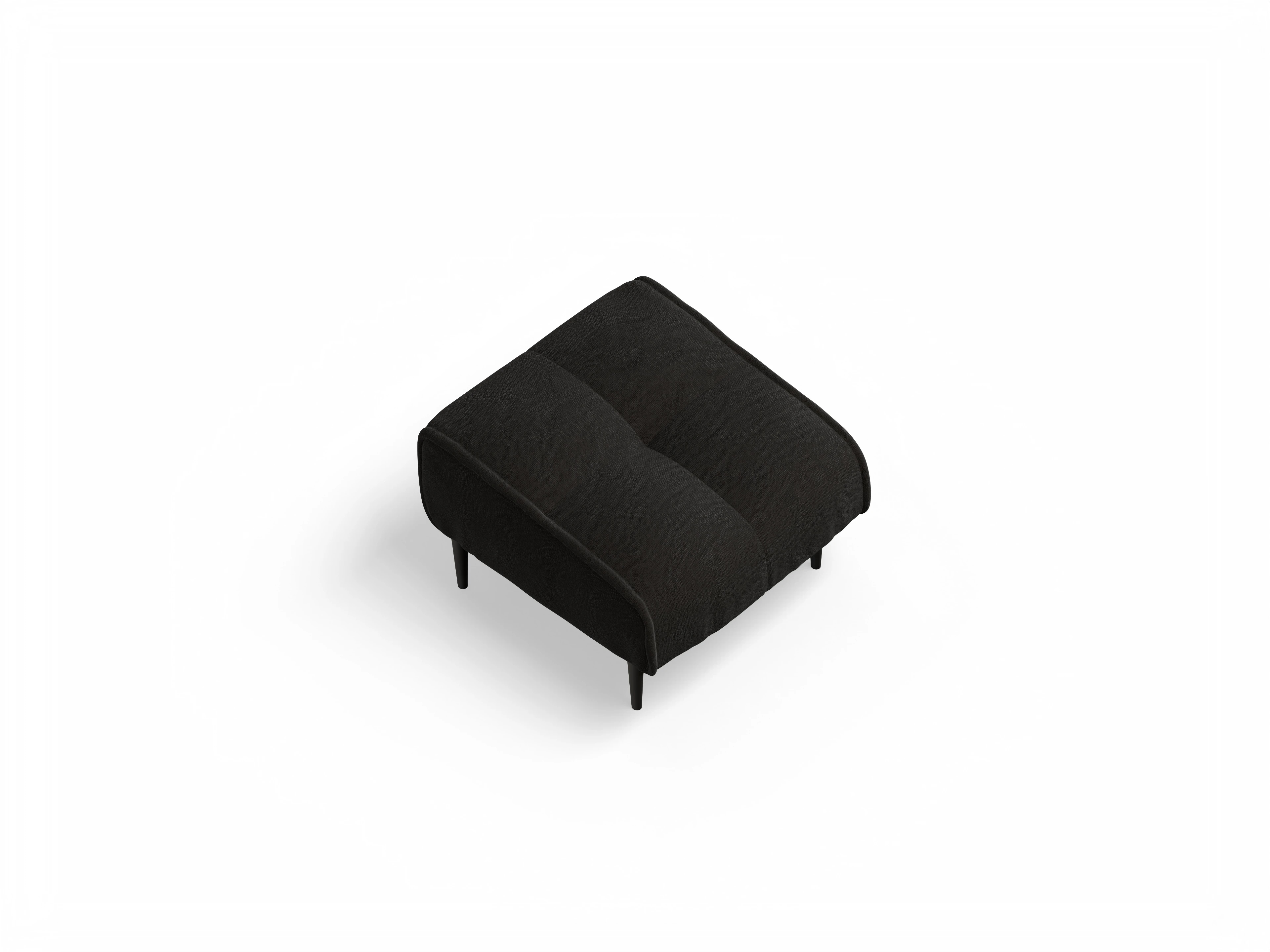 Ansicht des Produktes Marvin-O Hocker in Stoff Braun