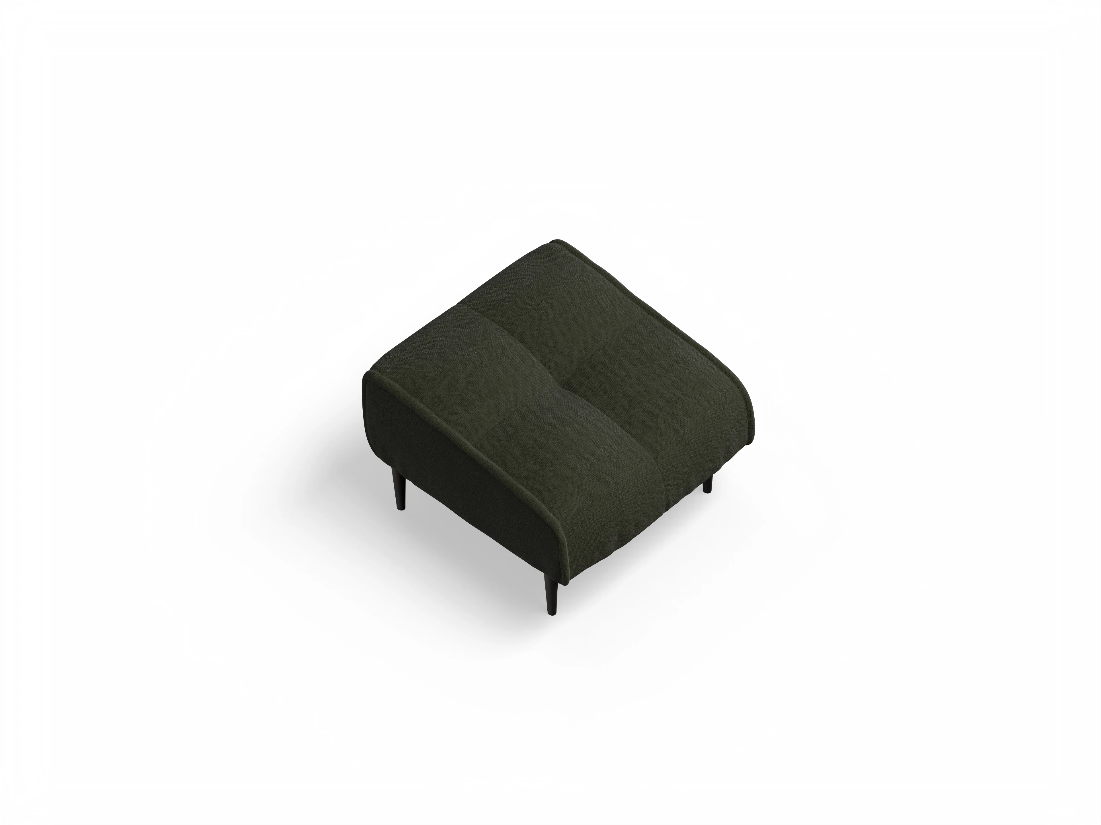 Ansicht des Produktes Marvin-O Hocker in Stoff Grün