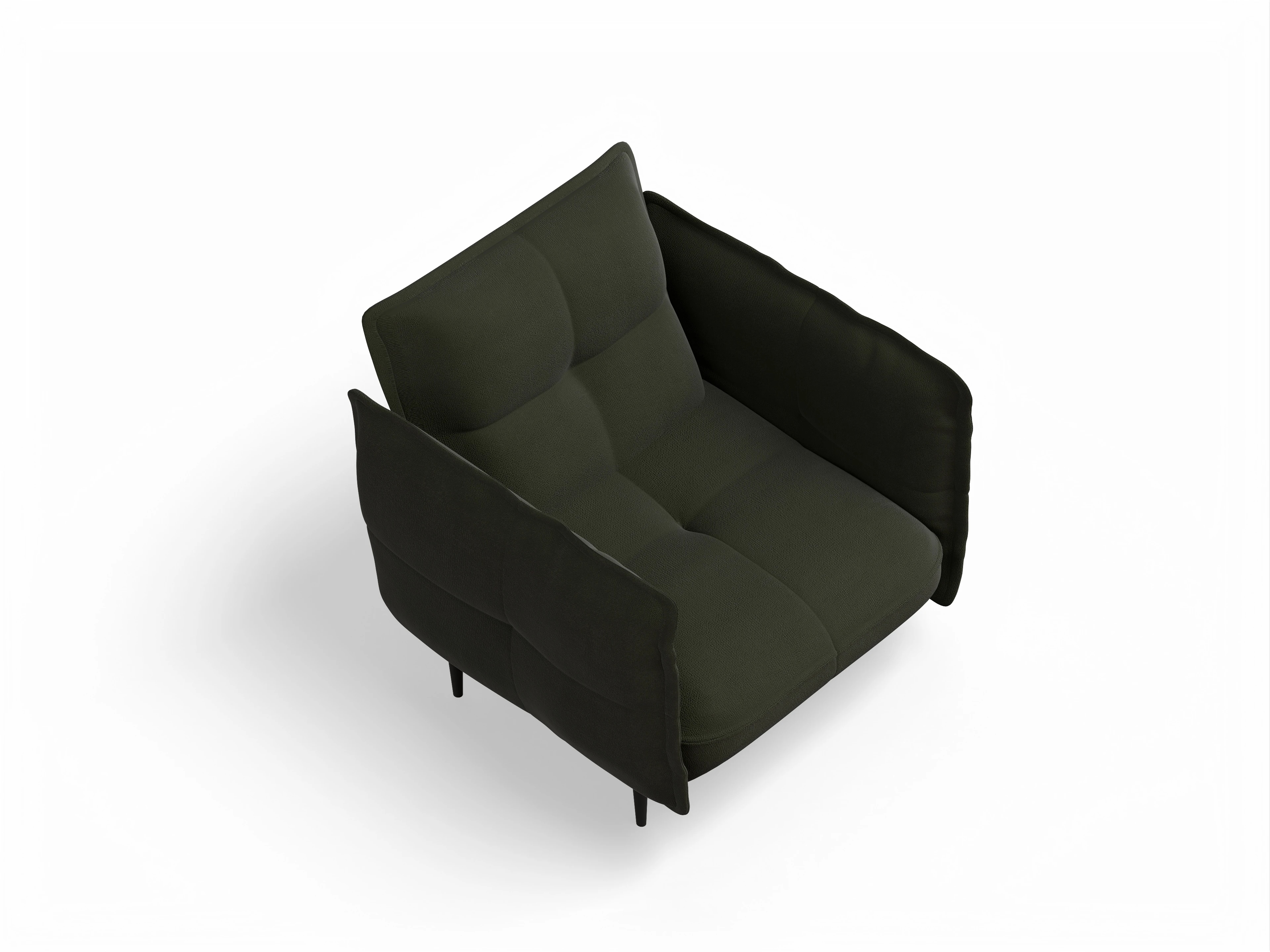 Ansicht des Produktes Marvin-O Klassische Sessel in Stoff Grün