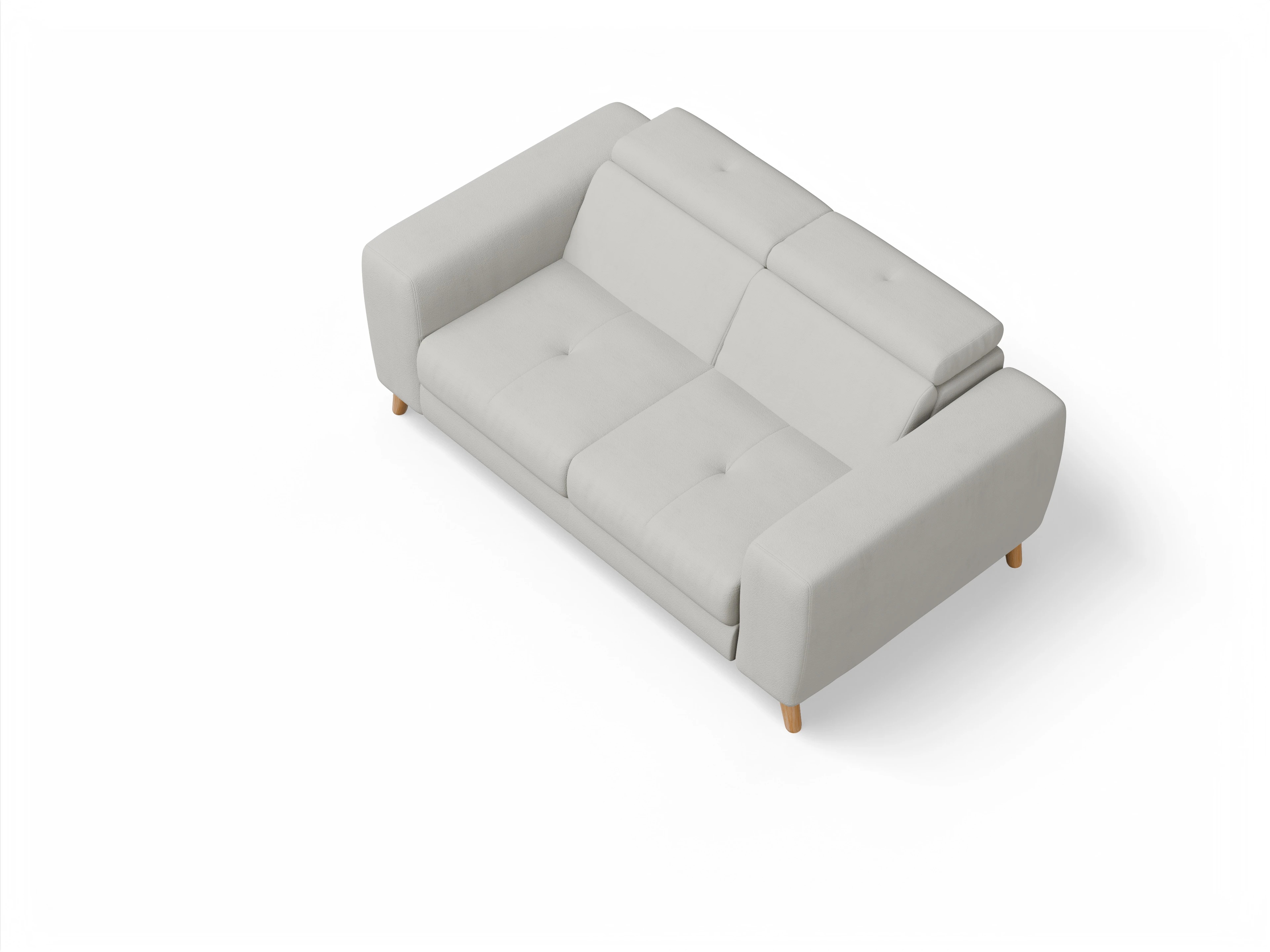 Ansicht des Produktes Capua 2-Sitzer Sofa in Stoff Beige