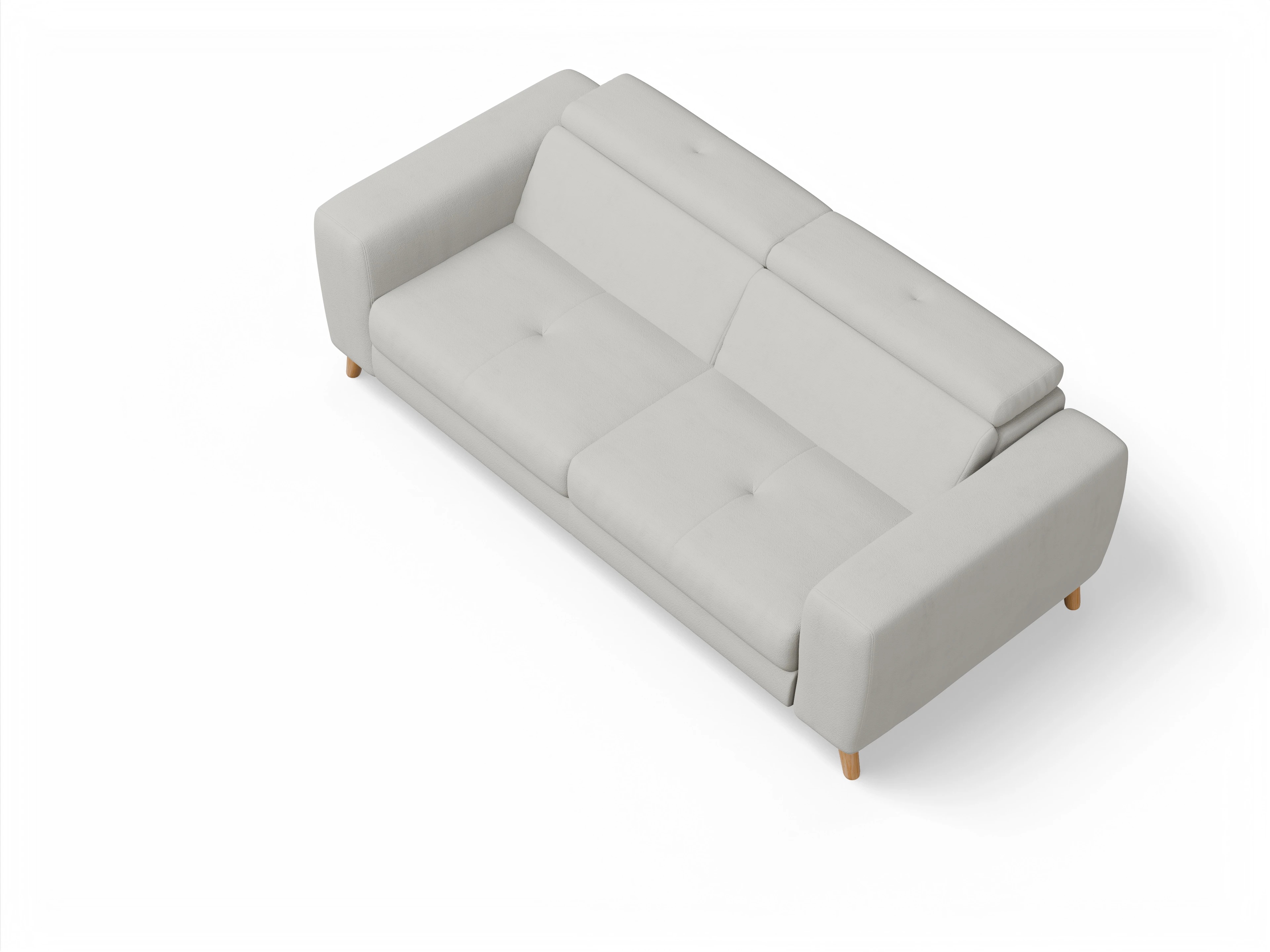 Ansicht des Produktes Capua 3-Sitzer Sofa in Stoff Beige