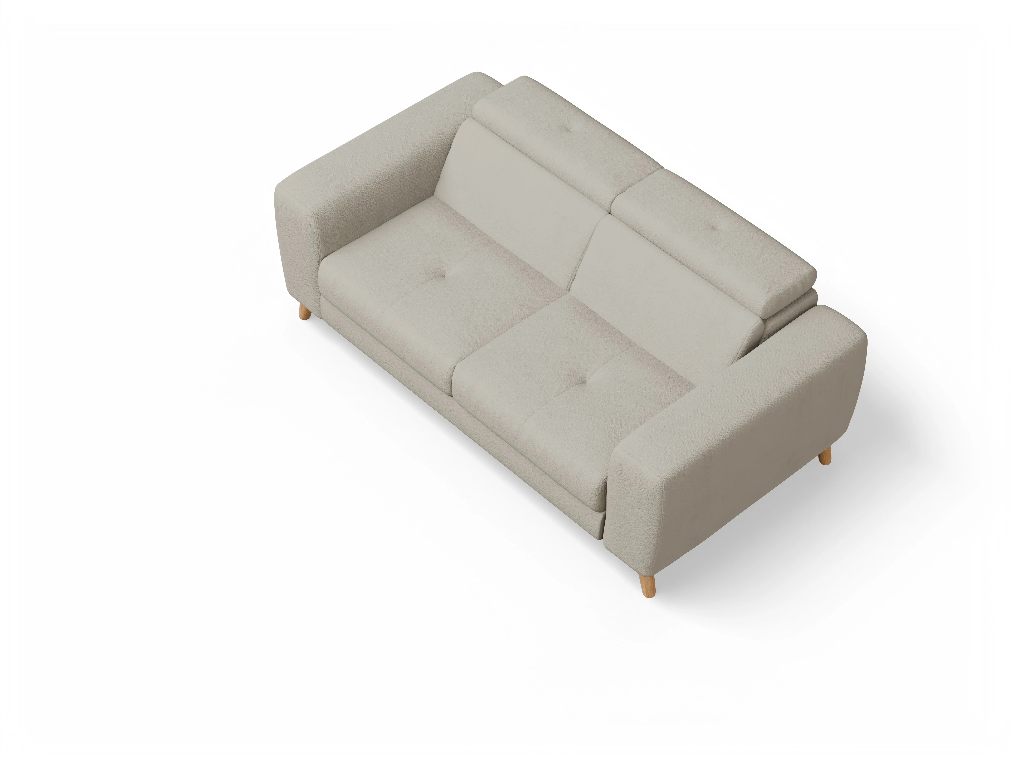 Ansicht des Produktes Capua 2,5-Sitzer Sofa in Stoff Beige