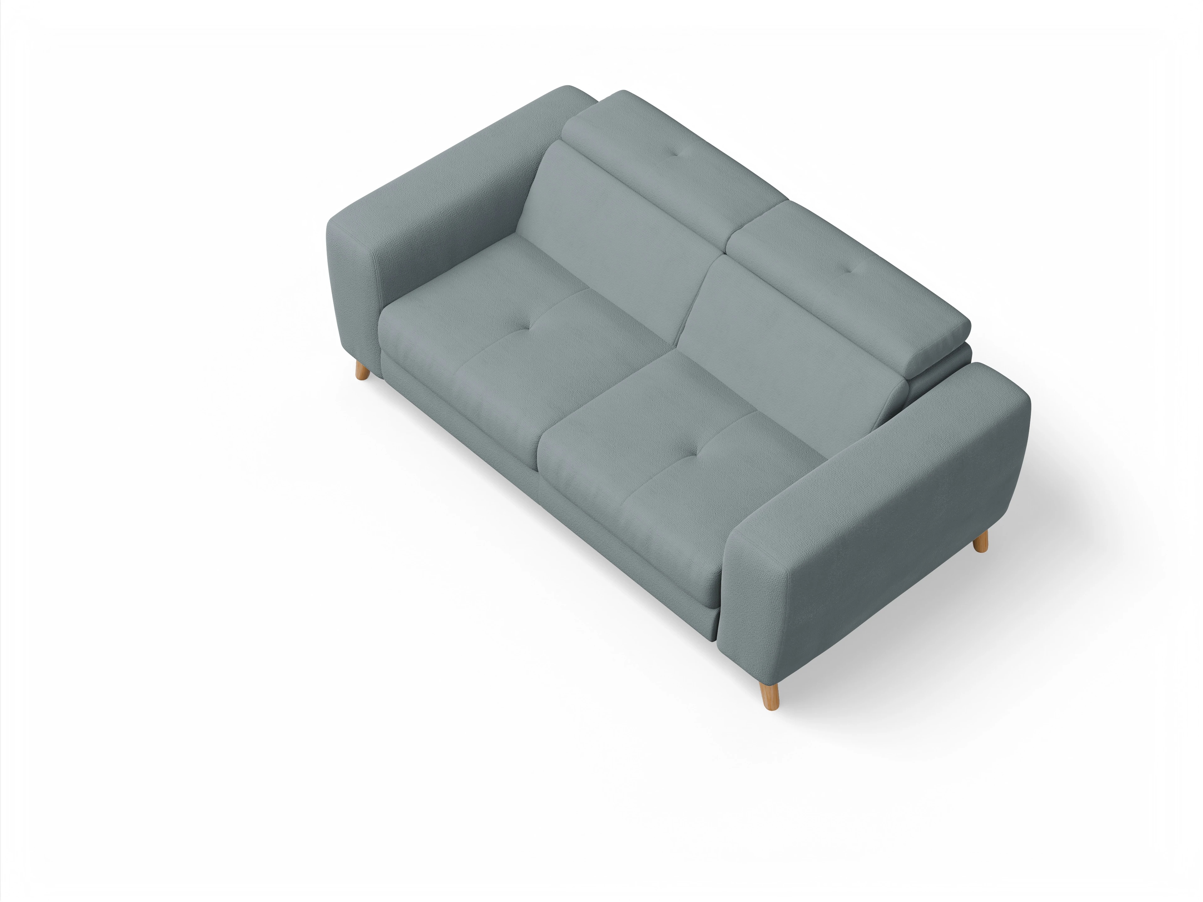 Ansicht des Produktes Capua 2,5-Sitzer Sofa in Stoff Blau