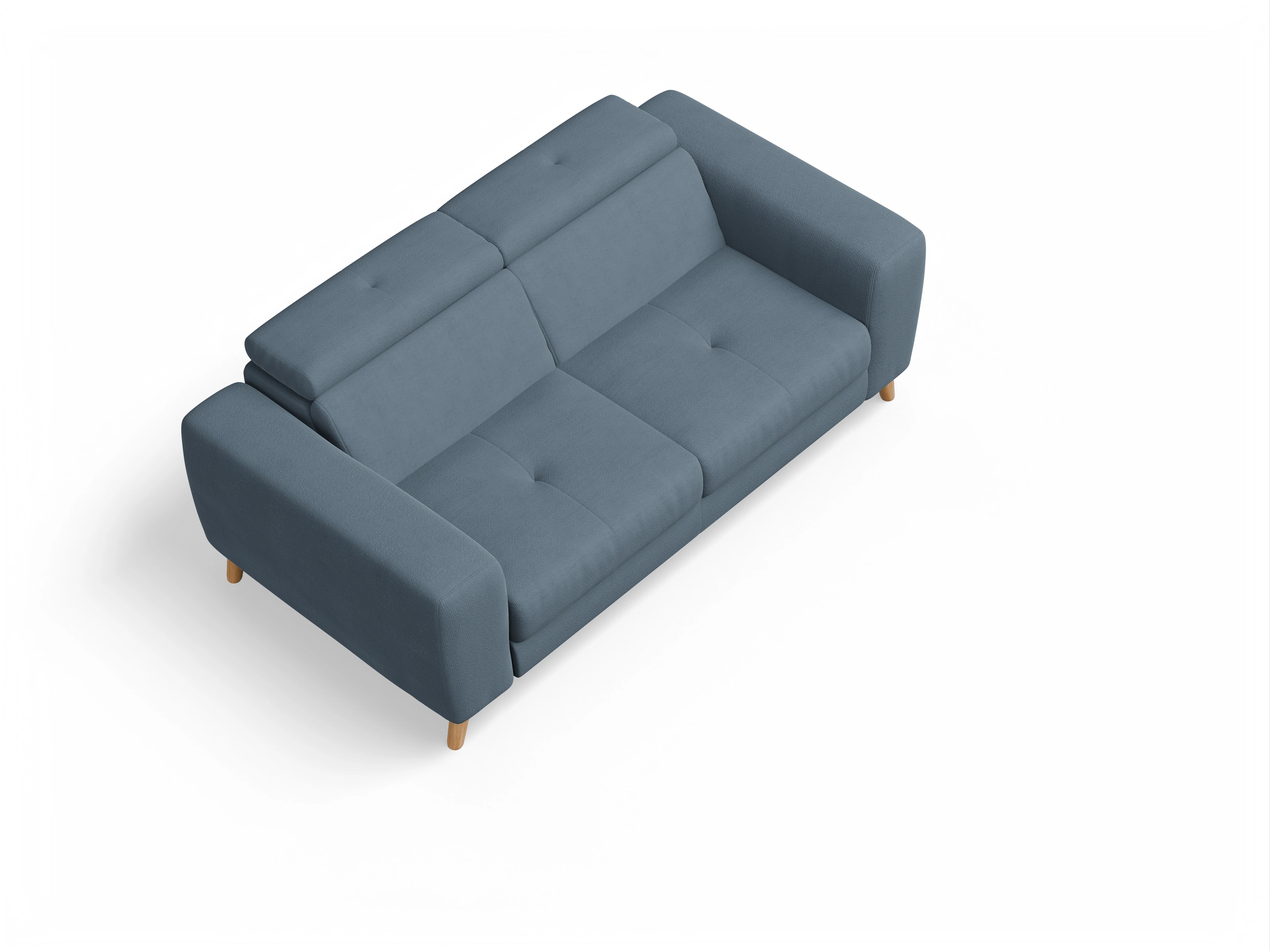 Ansicht des Produktes Capua 2,5-Sitzer Sofa in Stoff Blau