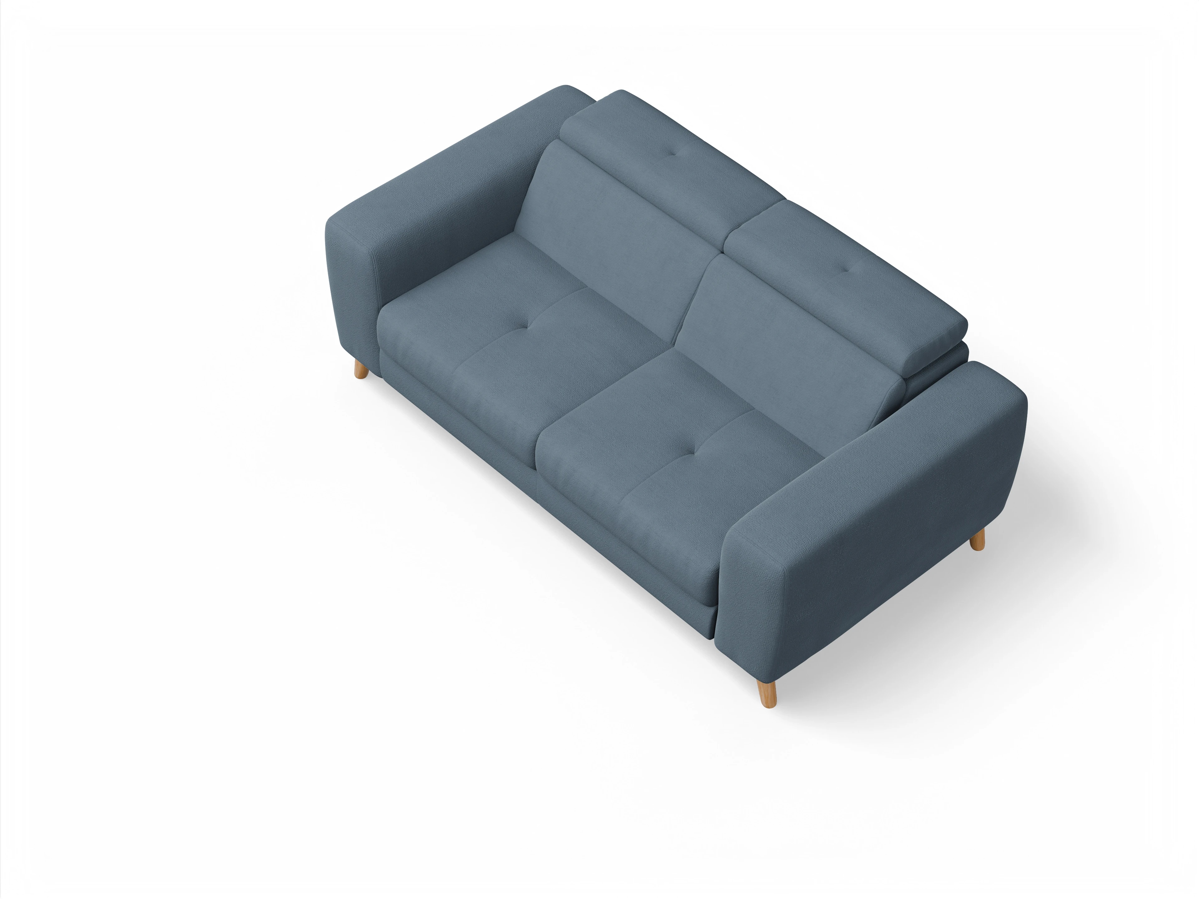 Ansicht des Produktes Capua 2,5-Sitzer Sofa in Stoff Blau