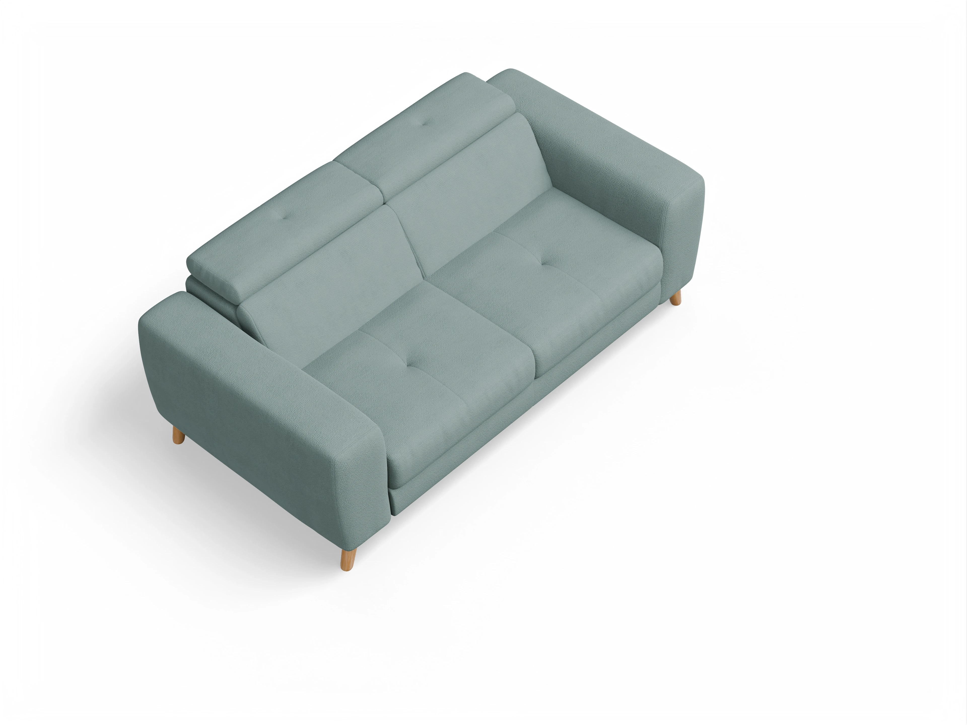 Ansicht des Produktes Capua 2,5-Sitzer Sofa in Stoff Blau