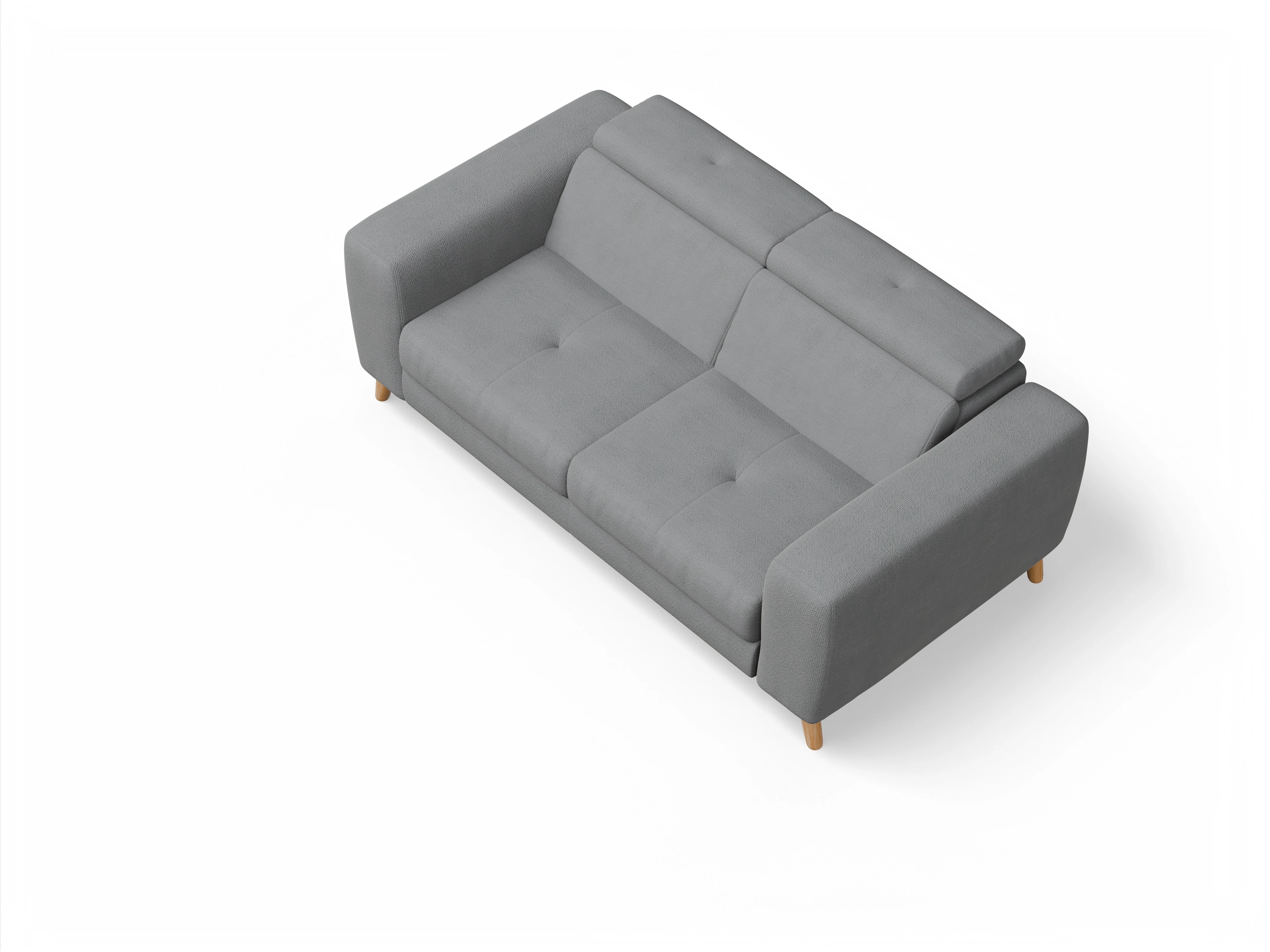 Ansicht des Produktes Capua 2,5-Sitzer Sofa in Stoff Grau