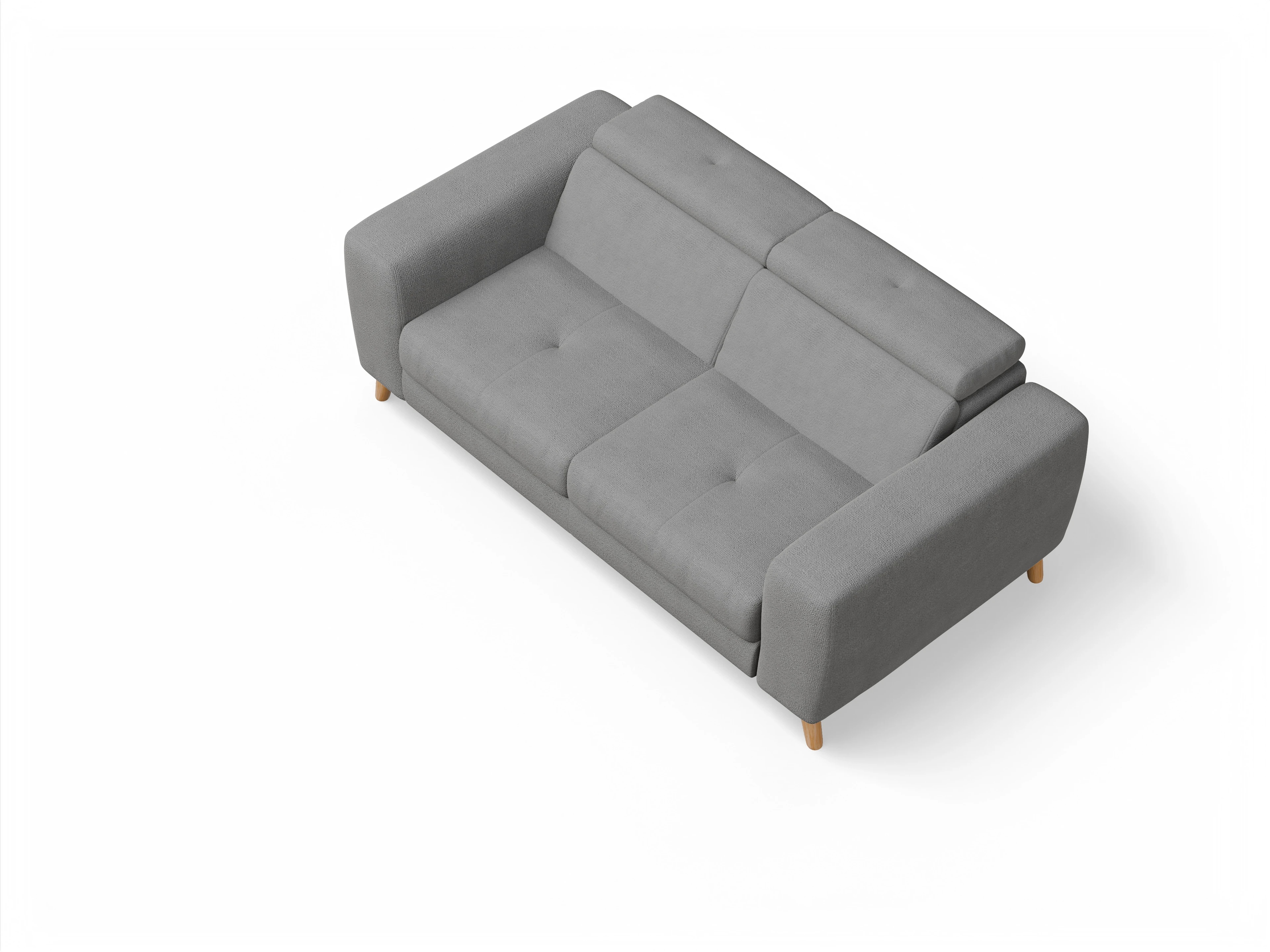 Ansicht des Produktes Capua 2,5-Sitzer Sofa in Stoff Grau
