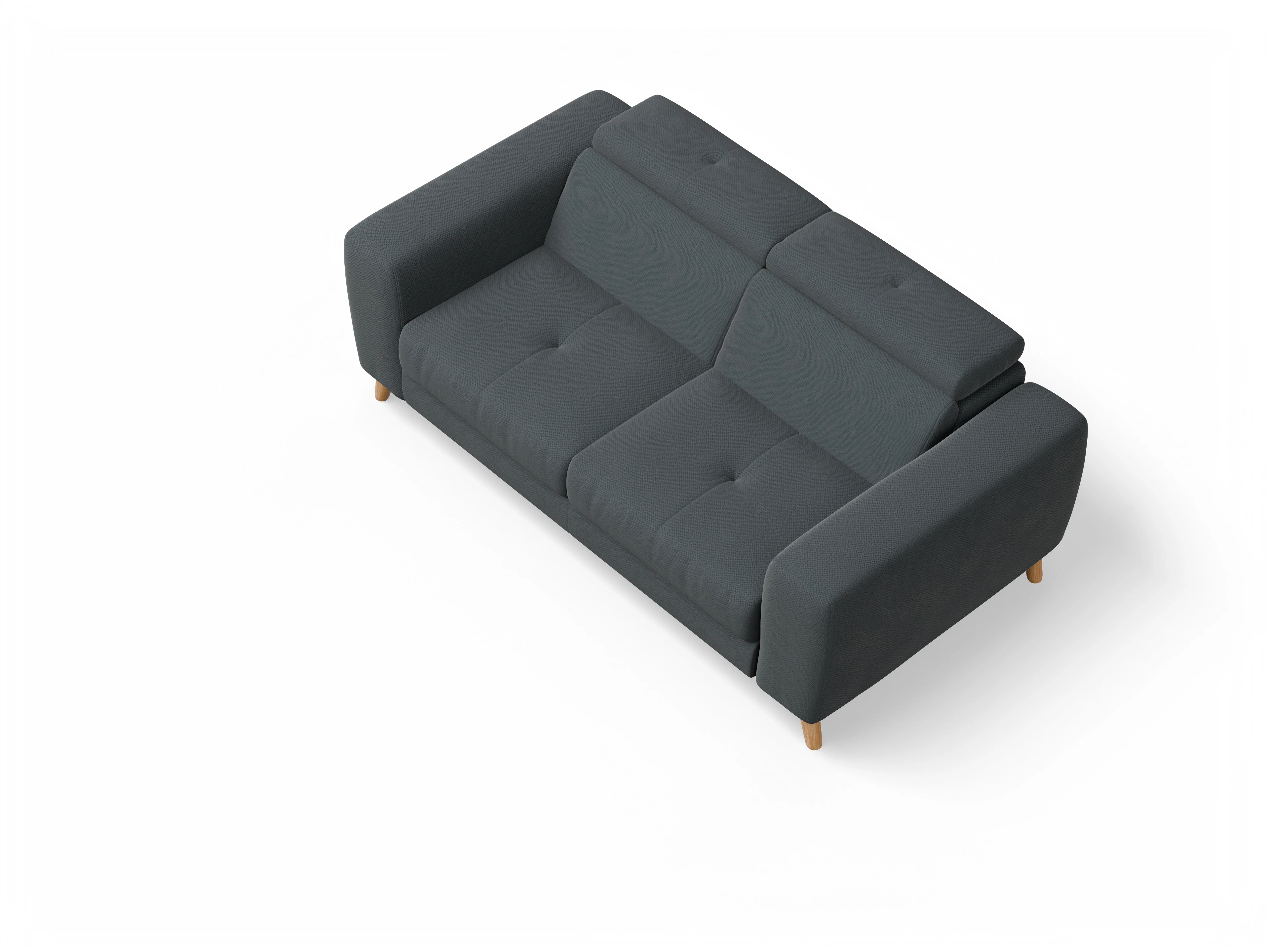 Ansicht des Produktes Capua 2,5-Sitzer Sofa in Stoff Grau