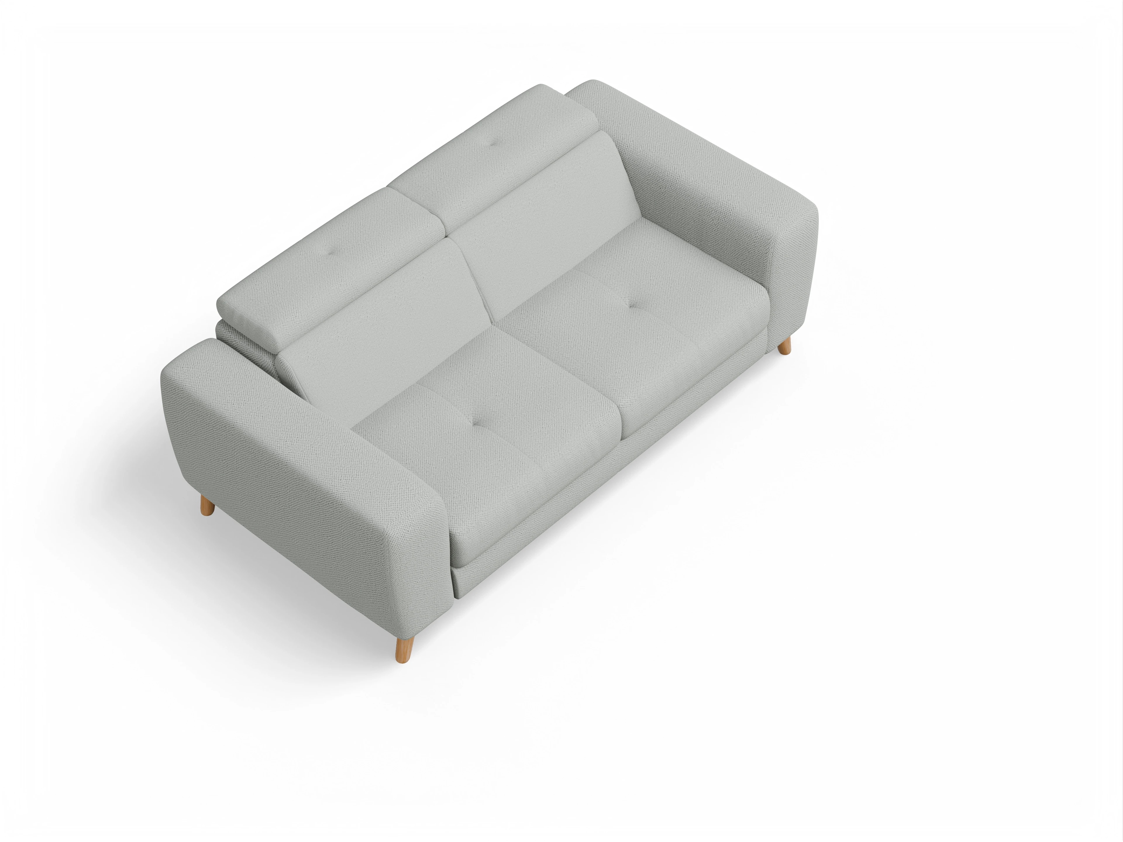 Ansicht des Produktes Capua 2,5-Sitzer Sofa in Stoff Grau