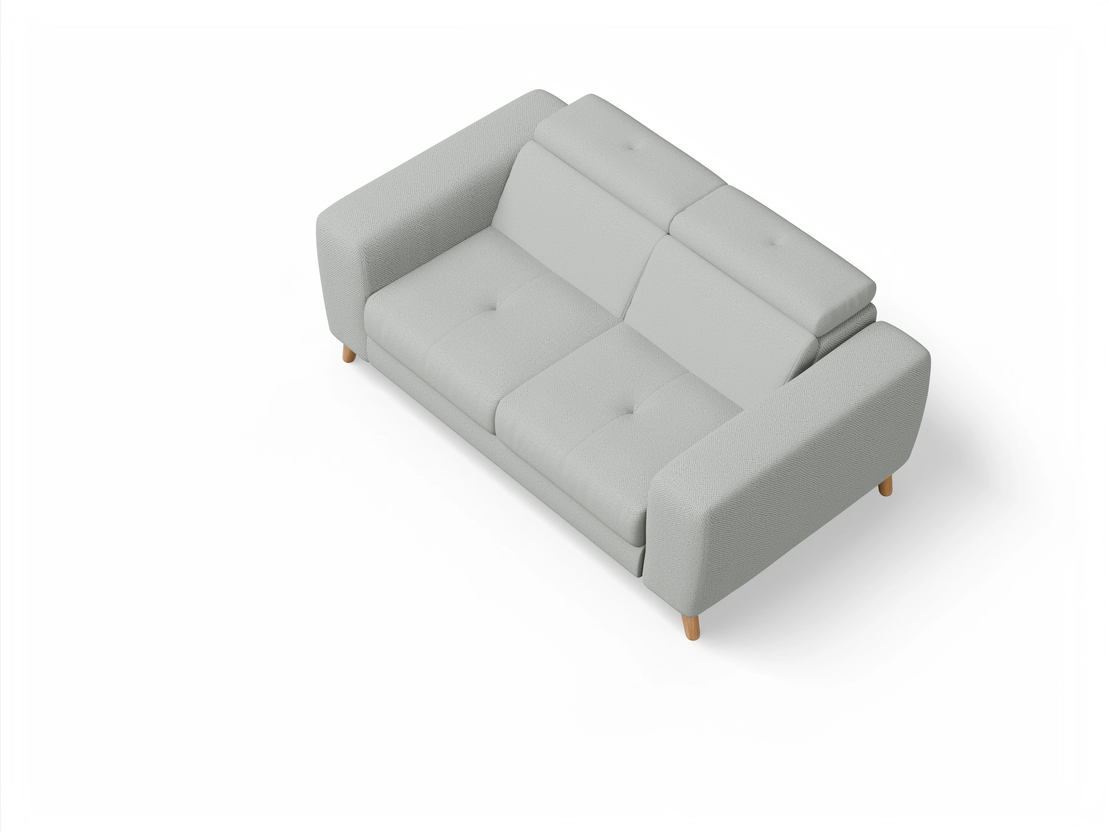 Ansicht des Produktes Capua 2-Sitzer Sofa in Stoff Grau