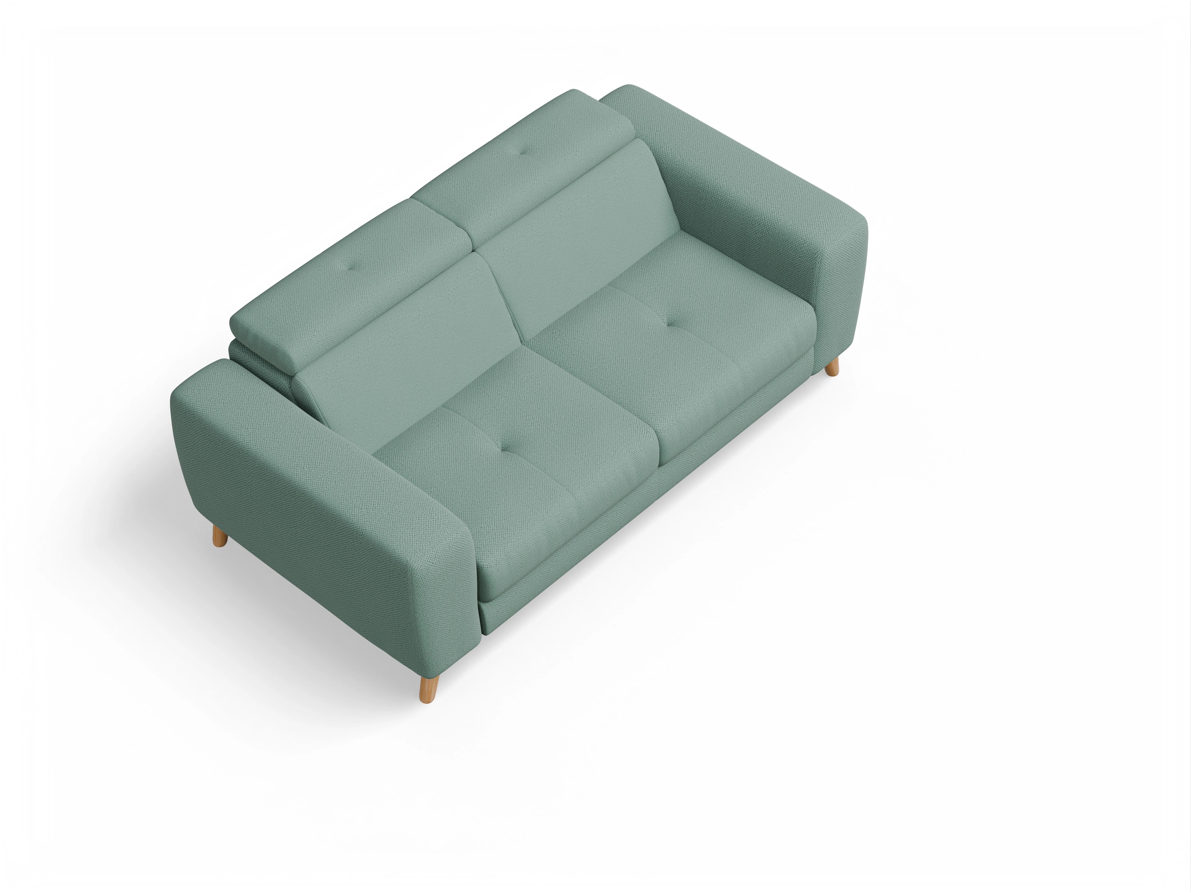 Ansicht des Produktes Capua 2,5-Sitzer Sofa in Stoff Blau