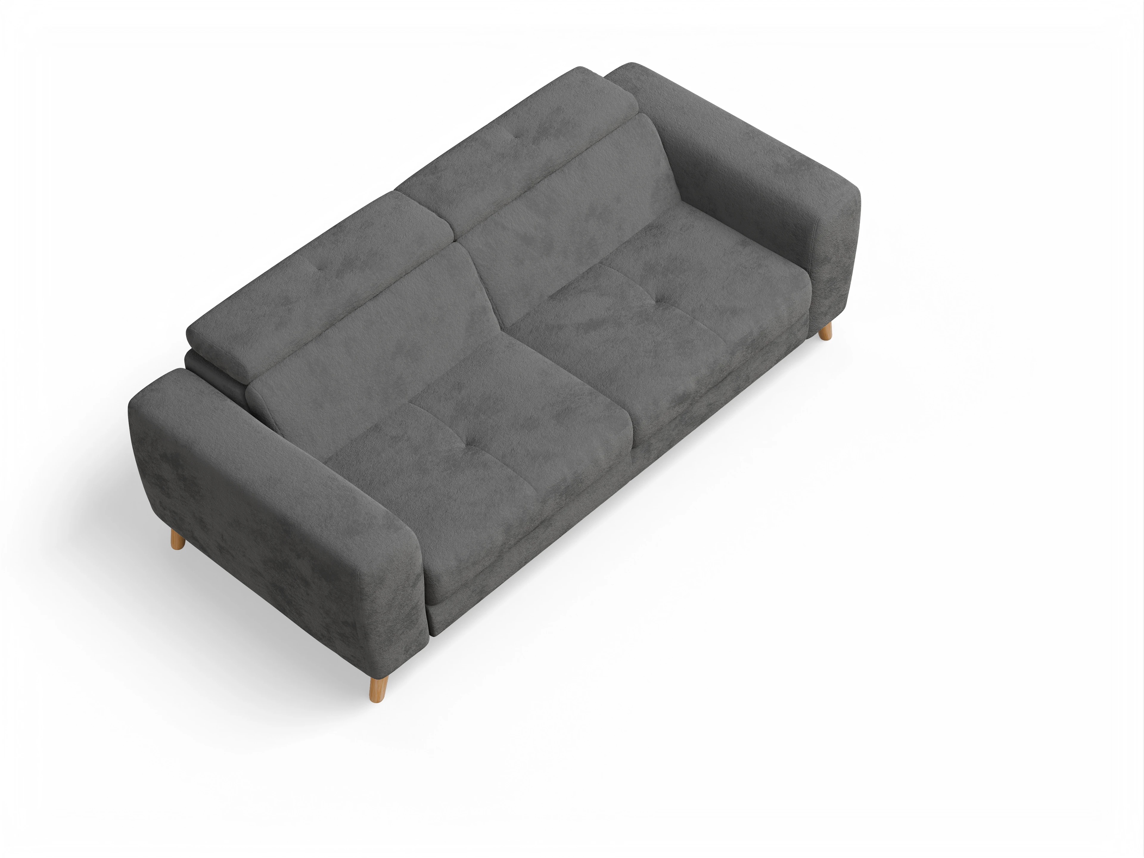 Ansicht des Produktes Capua 3-Sitzer Sofa in Stoff Grau