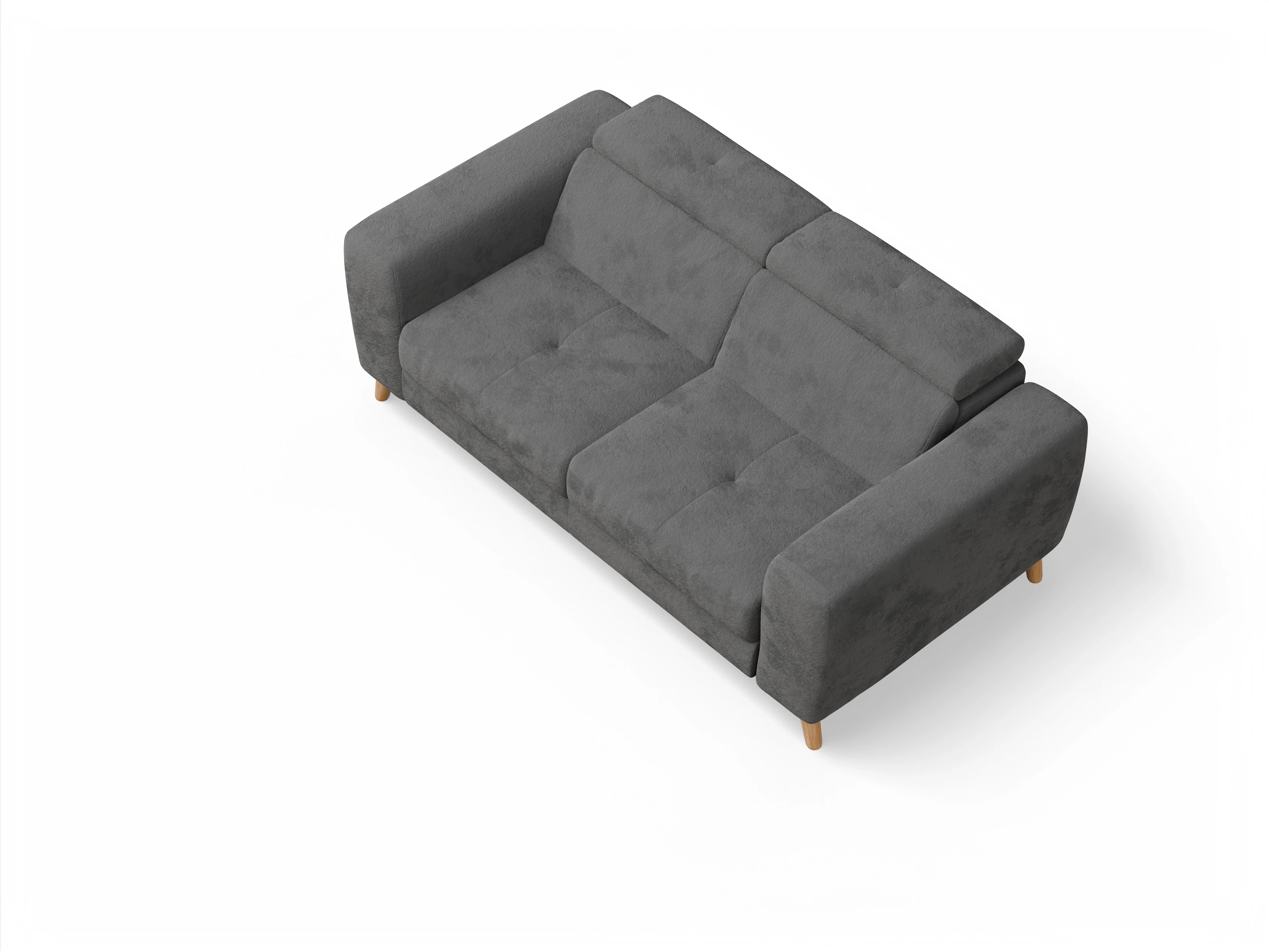 Ansicht des Produktes Capua 2,5-Sitzer Sofa in Stoff Grau