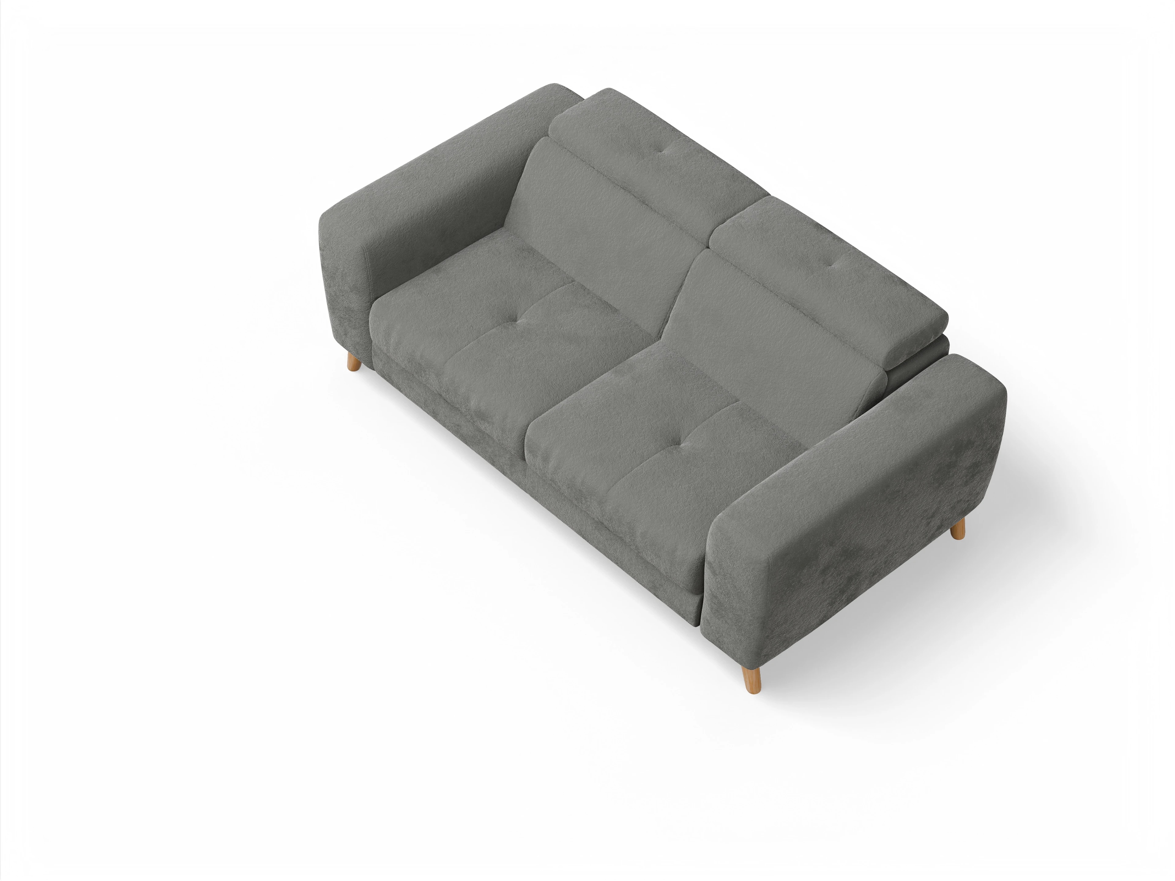 Ansicht des Produktes Capua 2,5-Sitzer Sofa in Stoff Grau