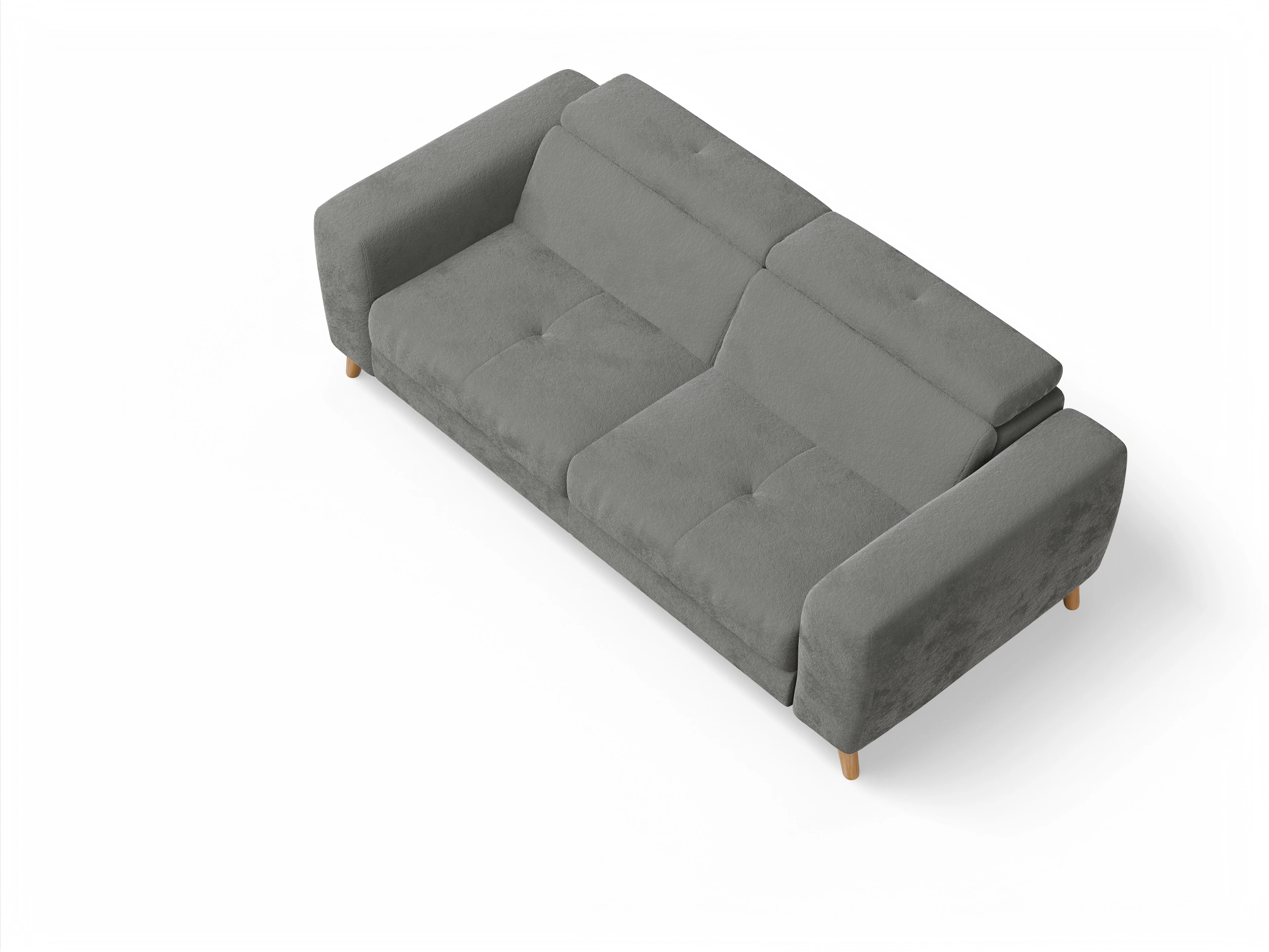 Ansicht des Produktes Capua 3-Sitzer Sofa in Stoff Grau