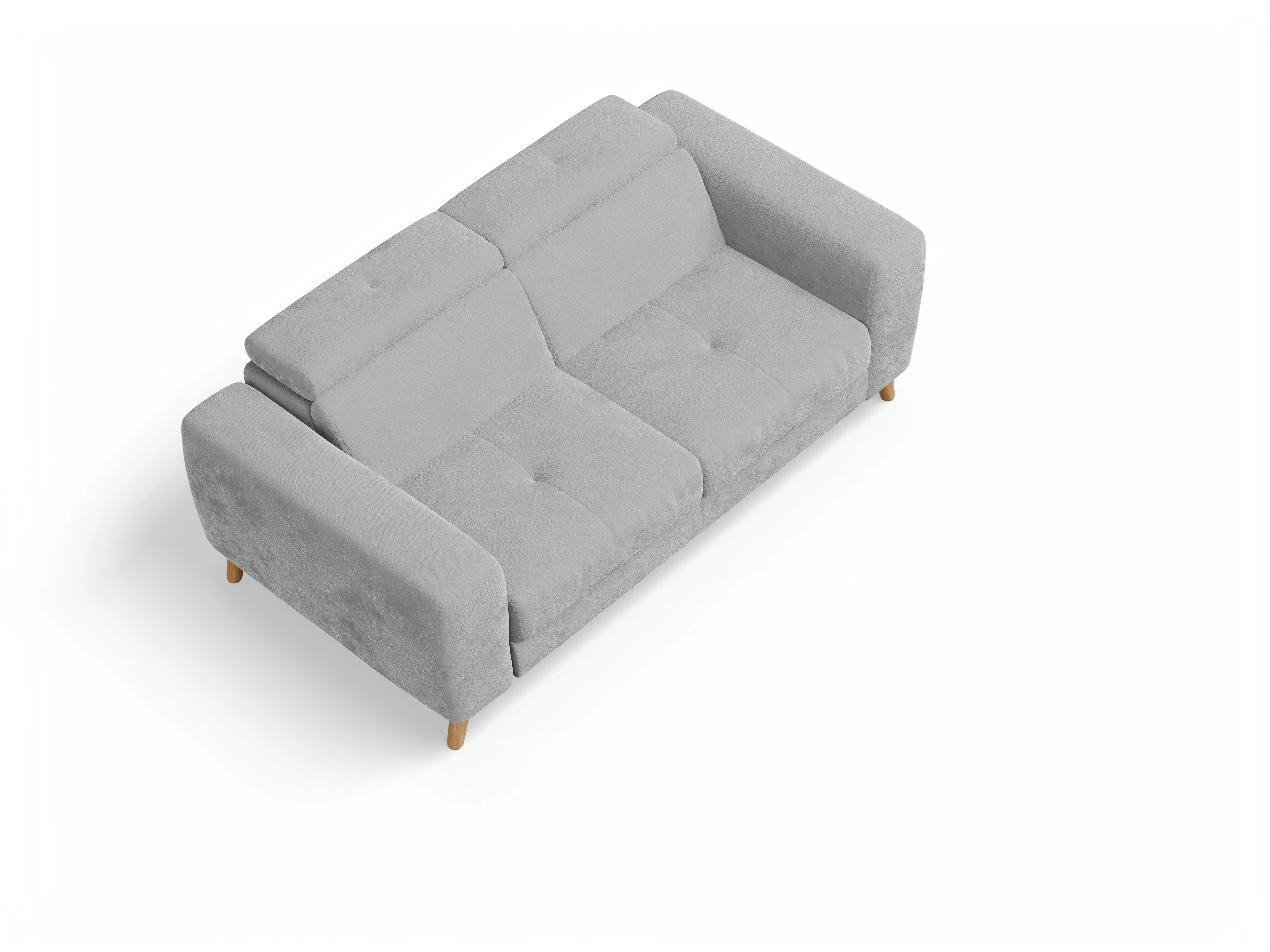 Ansicht des Produktes Capua 2,5-Sitzer Sofa in Stoff Grau