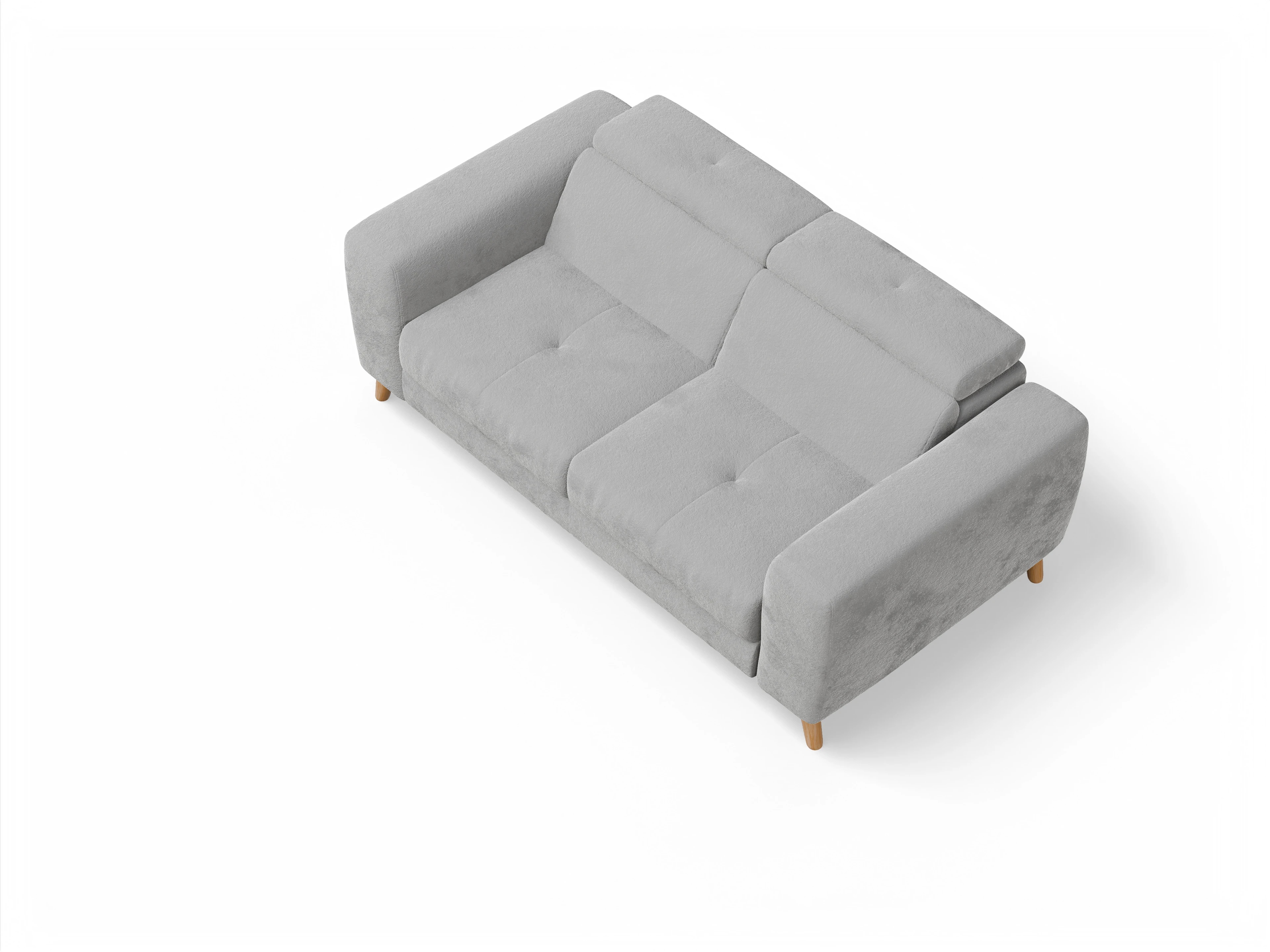 Ansicht des Produktes Capua 2,5-Sitzer Sofa in Stoff Grau