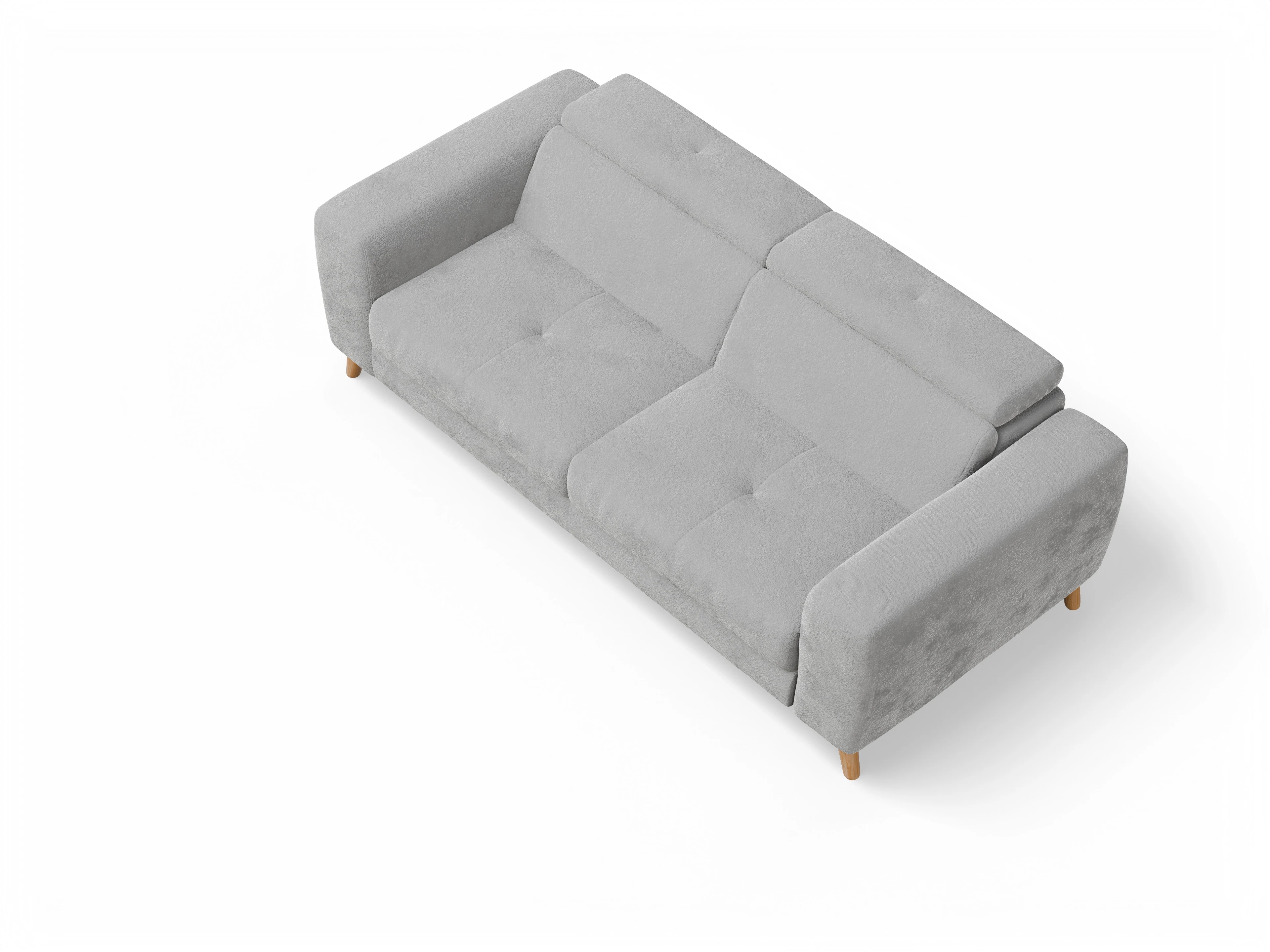 Ansicht des Produktes Capua 3-Sitzer Sofa in Stoff Grau