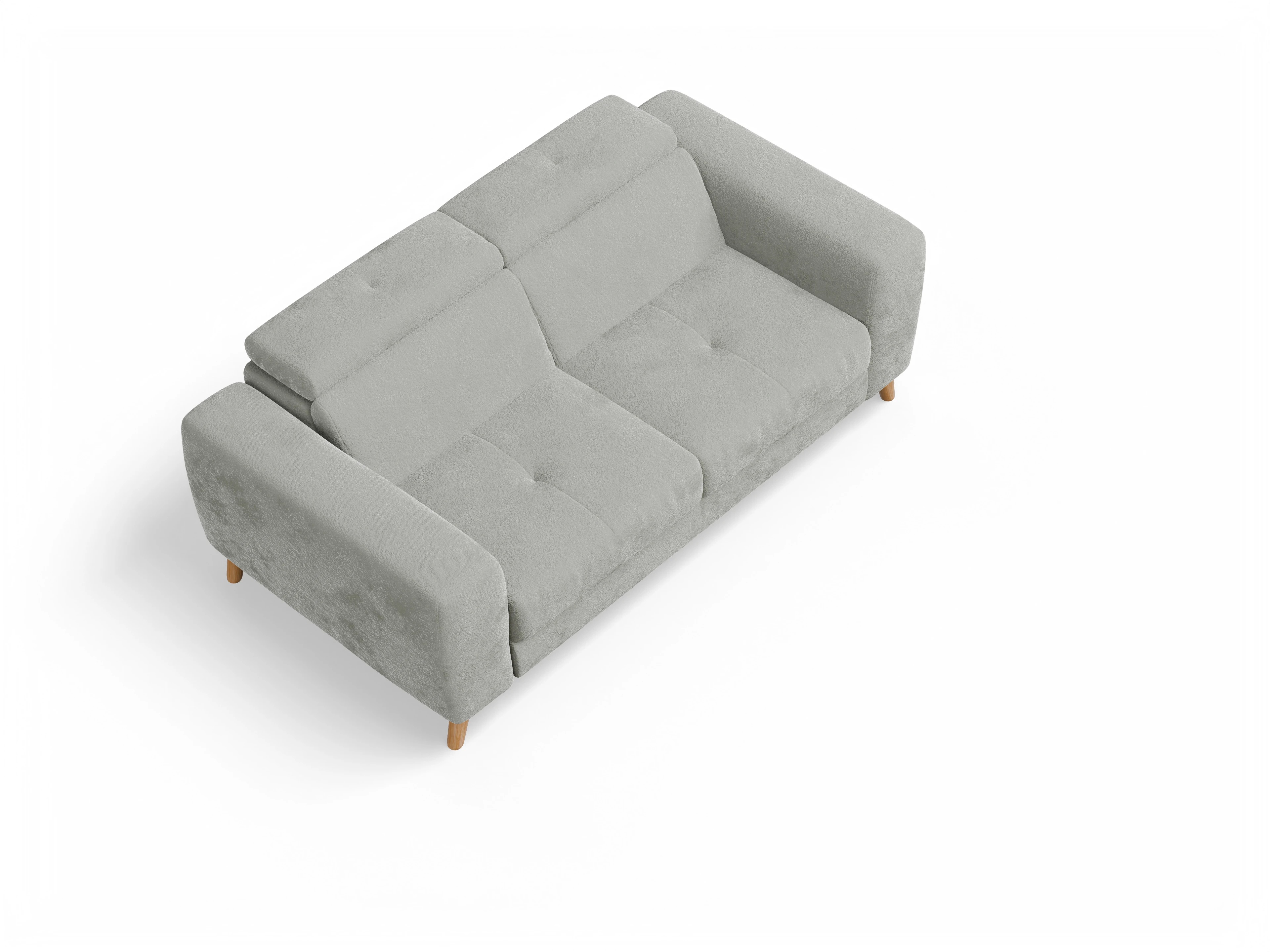 Ansicht des Produktes Capua 2,5-Sitzer Sofa in Stoff Grau