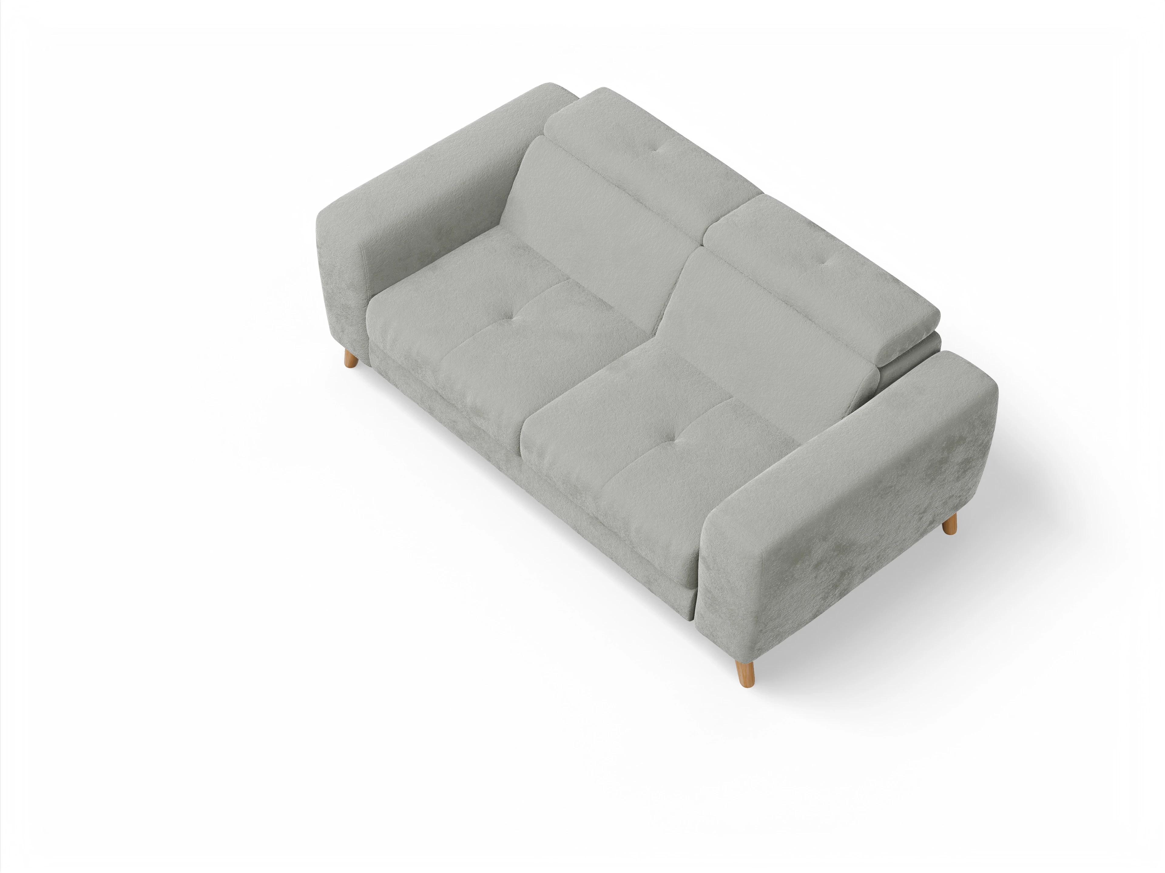 Ansicht des Produktes Capua 2,5-Sitzer Sofa in Stoff Grau