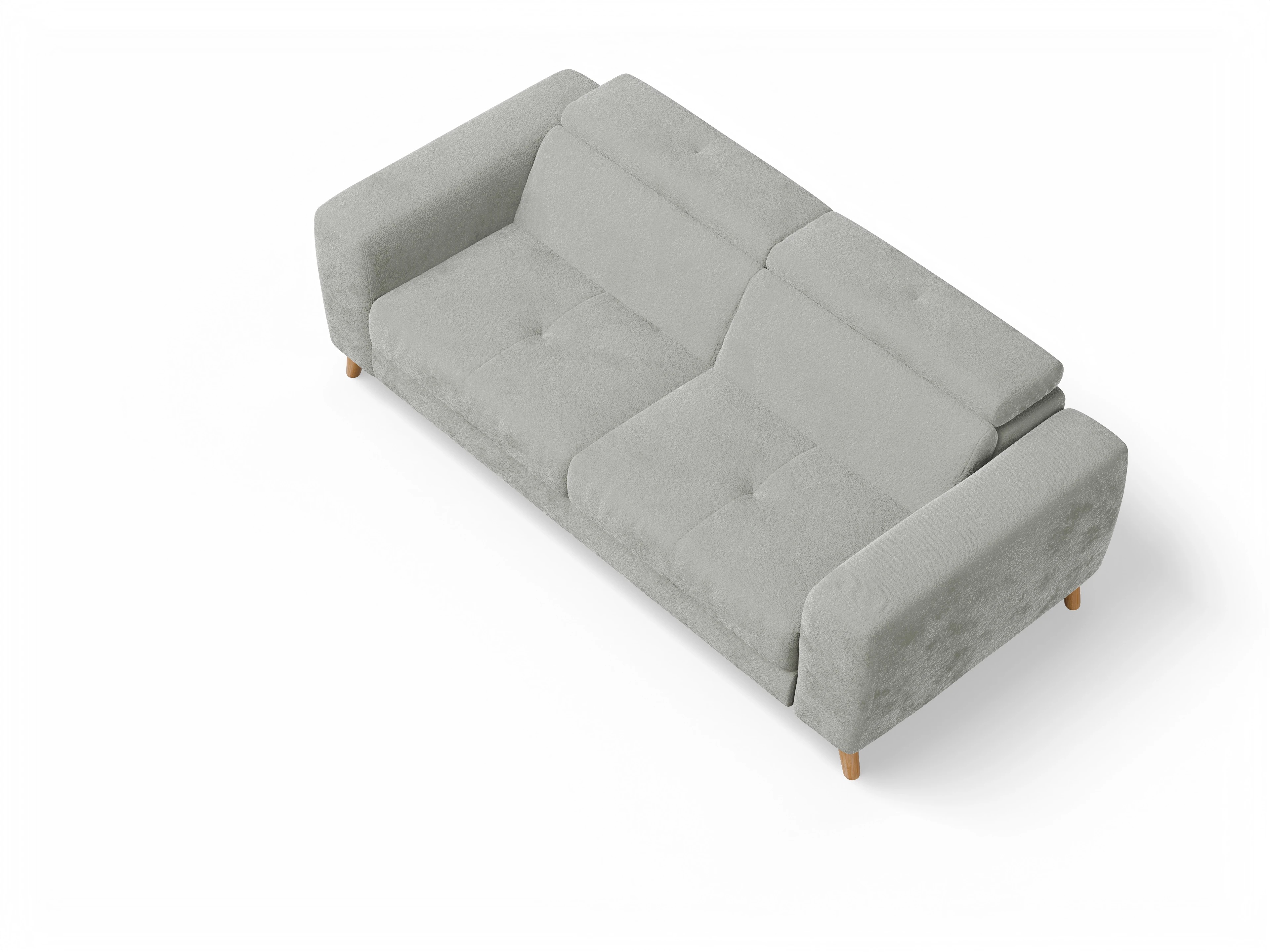 Ansicht des Produktes Capua 3-Sitzer Sofa in Stoff Grau