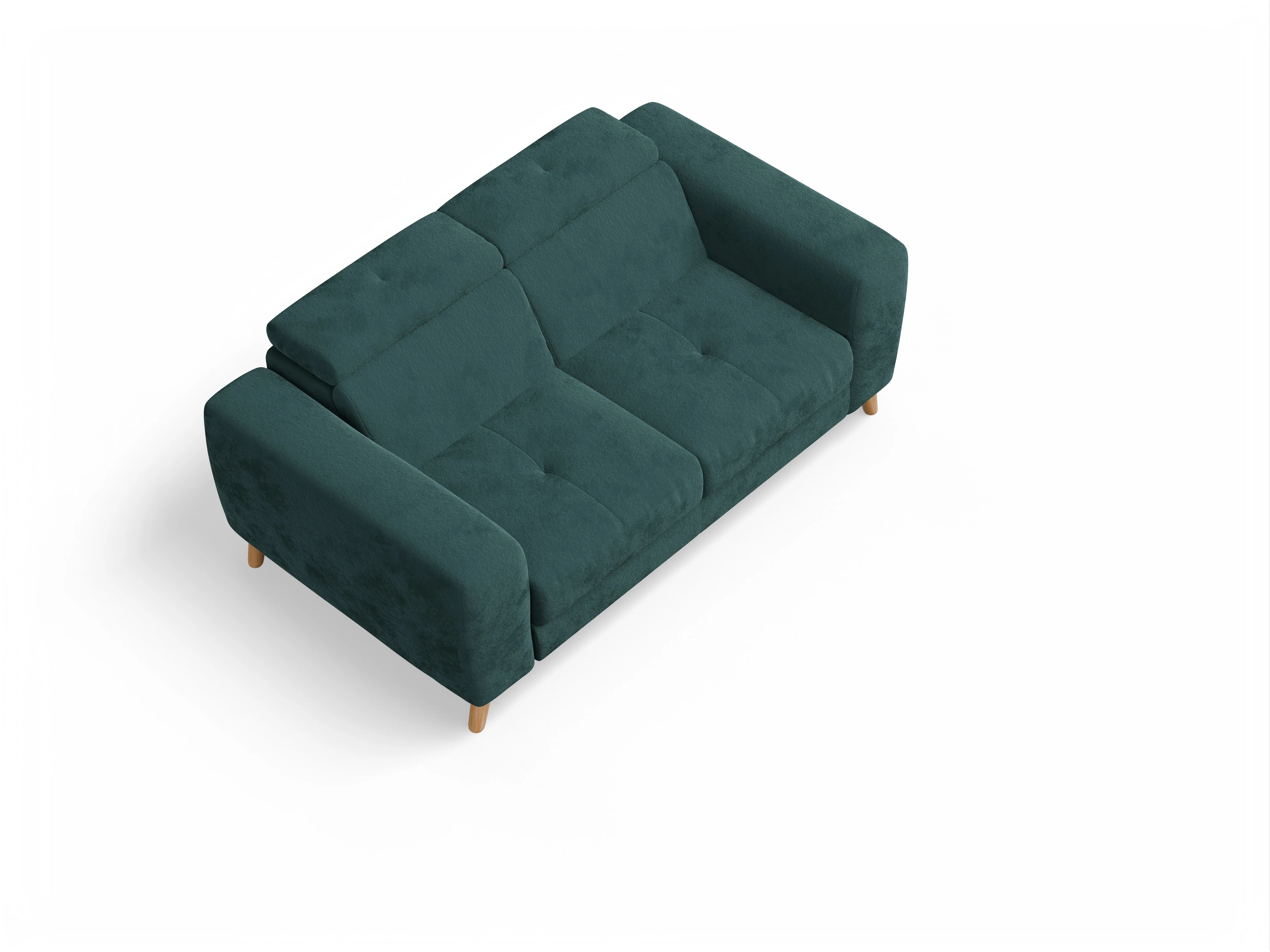 Ansicht des Produktes Capua 2-Sitzer Sofa in Stoff Blau