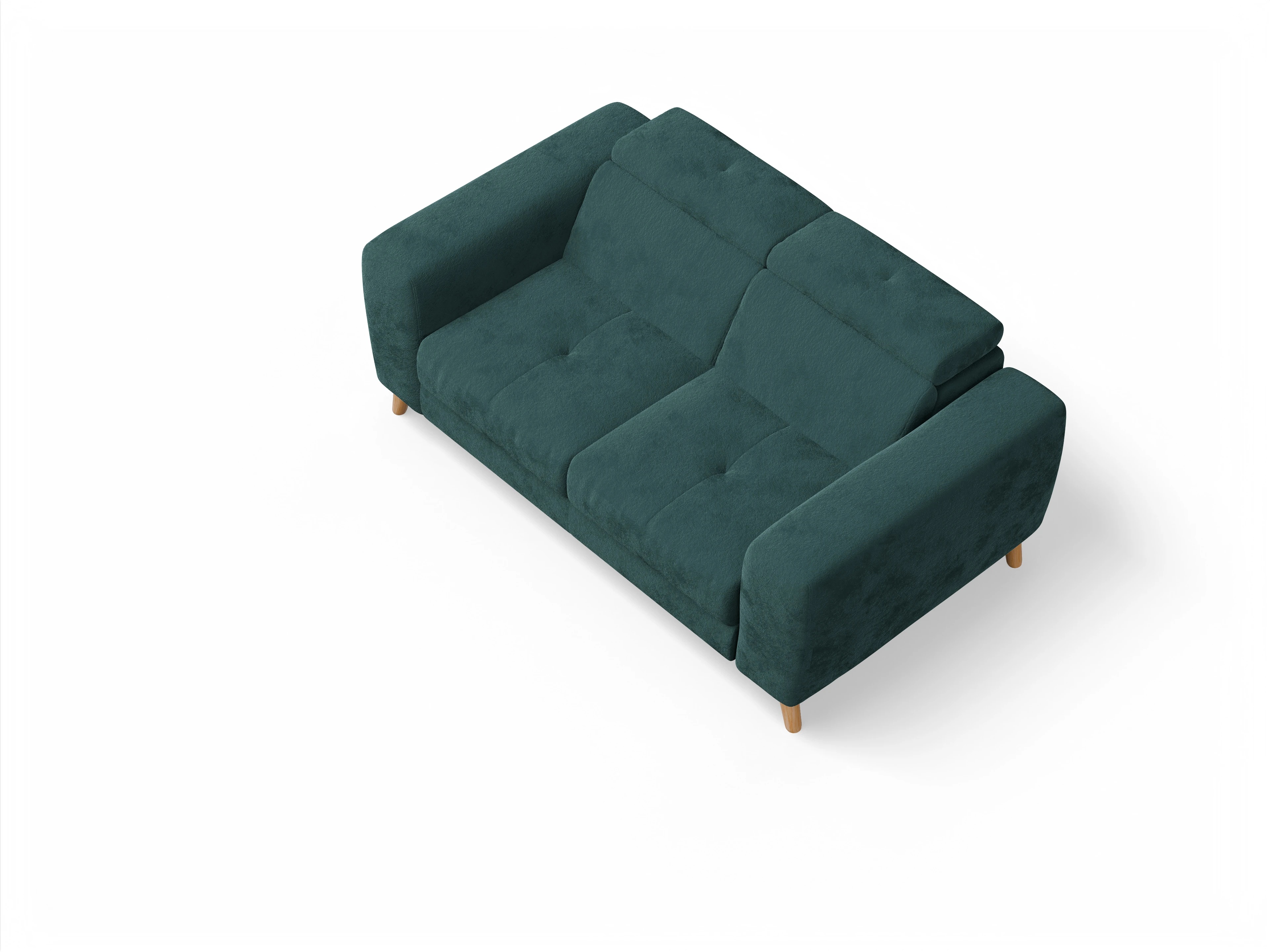 Ansicht des Produktes Capua 2-Sitzer Sofa in Stoff Blau