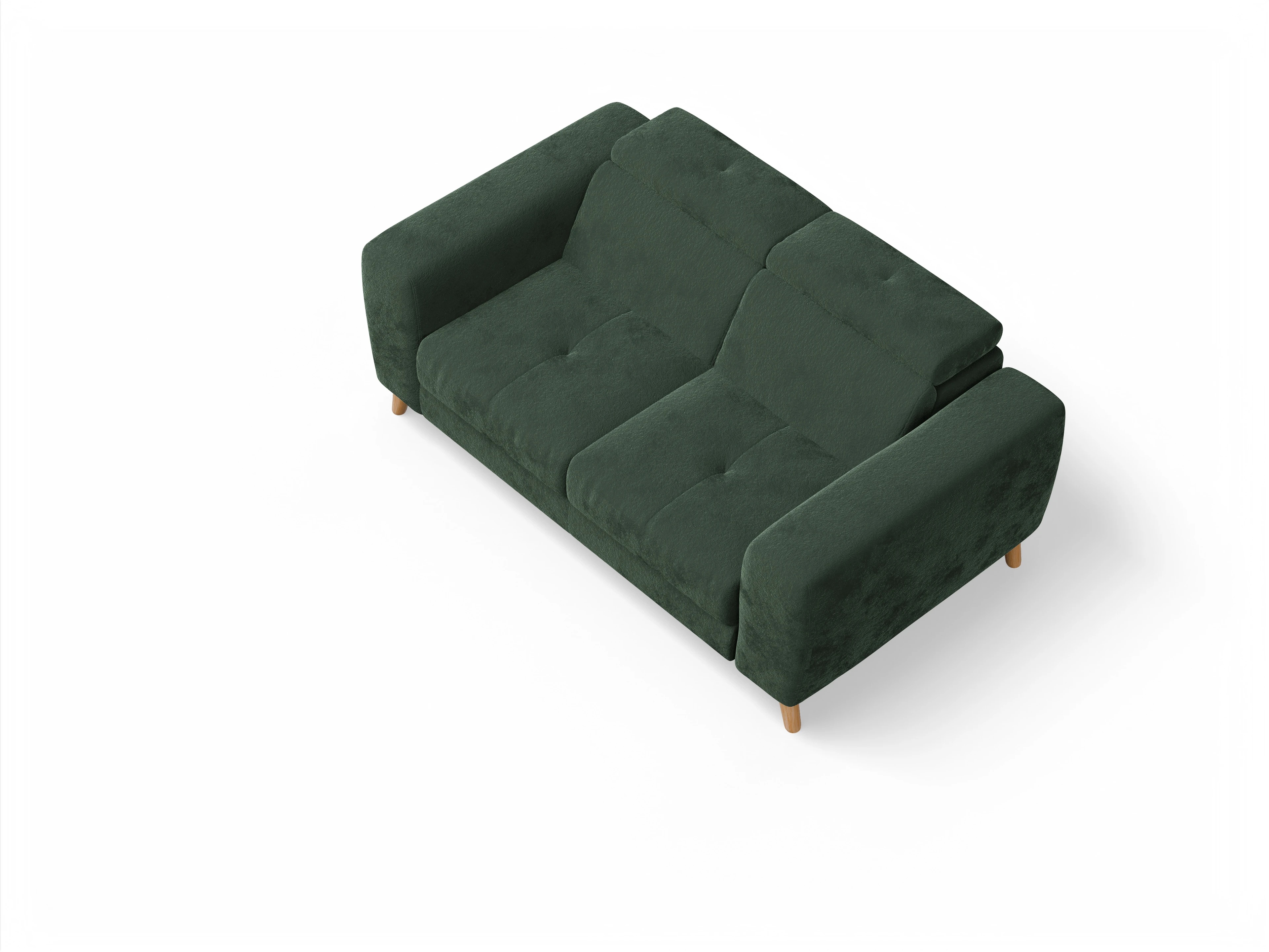 Ansicht des Produktes Capua 2-Sitzer Sofa in Stoff Grün